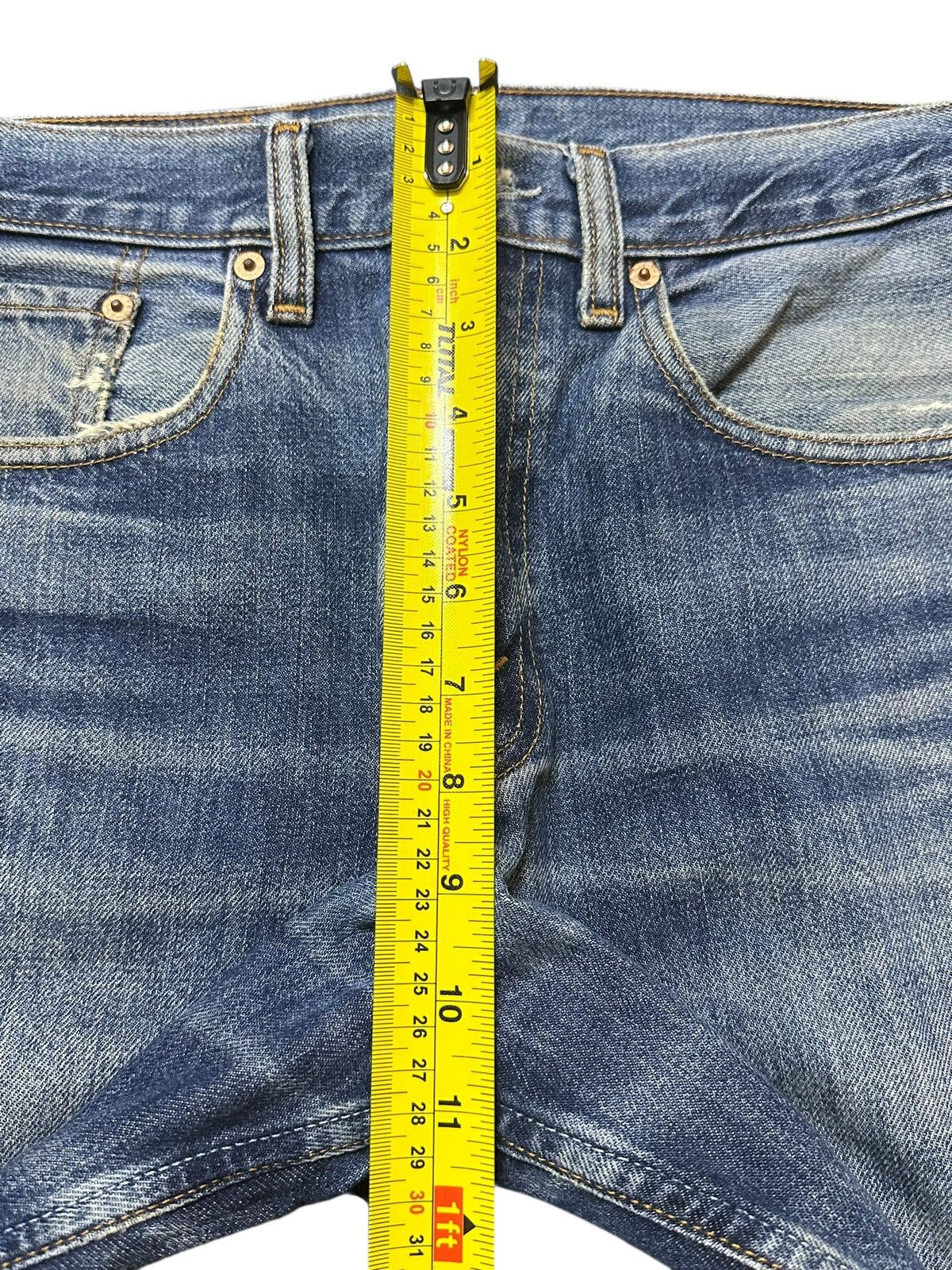 Levi's Vintage 90s Levis 508 Blue Faded Wash Distress Baggy Jeans Size US 30 / EU 46 - 15 Thumbnail