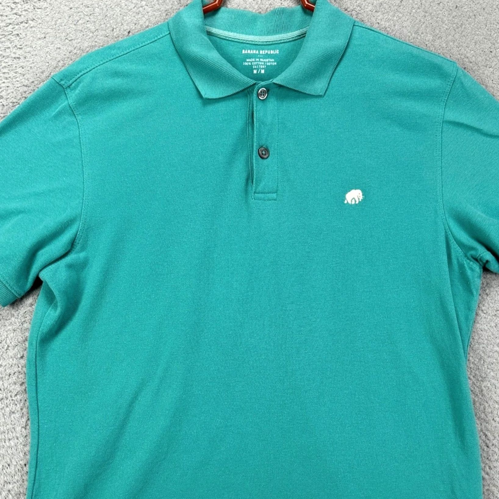 Banana Republic Banana Republic Polo Shirt Medieval? 100% Cotton Short Sleeve Mens Medium Blue Rugby Outdoor Casual Shirt Size US M / EU 48-50 / 2 - 2 Thumbnail