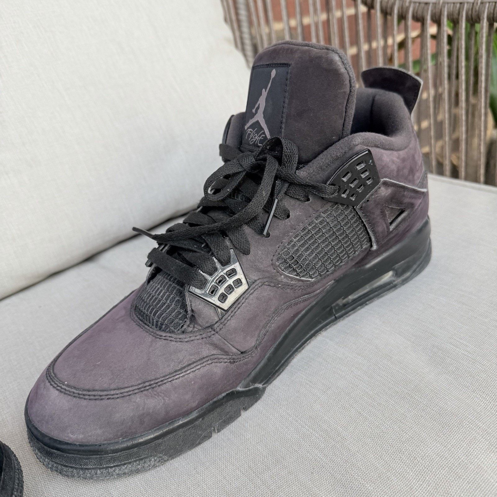 Nike Air Jordan 4 Black Cat Retro 2020 Size 13 CU1110-010 Faded Size US 13 / EU 46 - 14 Thumbnail