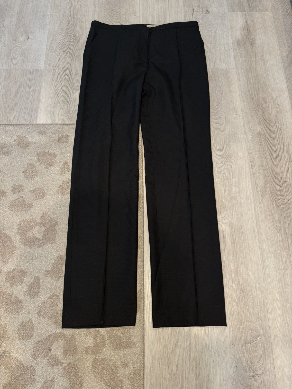 Balenciaga Balenciaga Garde-Robe Large Baggy Fit Black Pinstripe