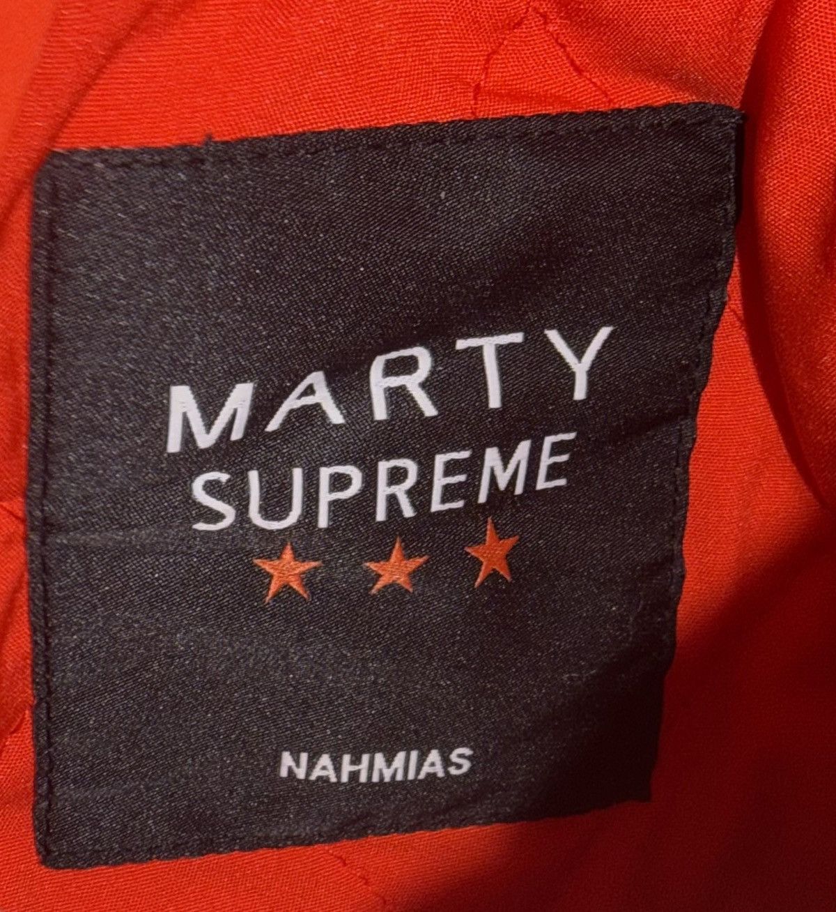 Nahmias Nahmias A24 Marty Supreme Jacket Orange XL Rare Size US XL / EU 56 / 4 - 7 Thumbnail