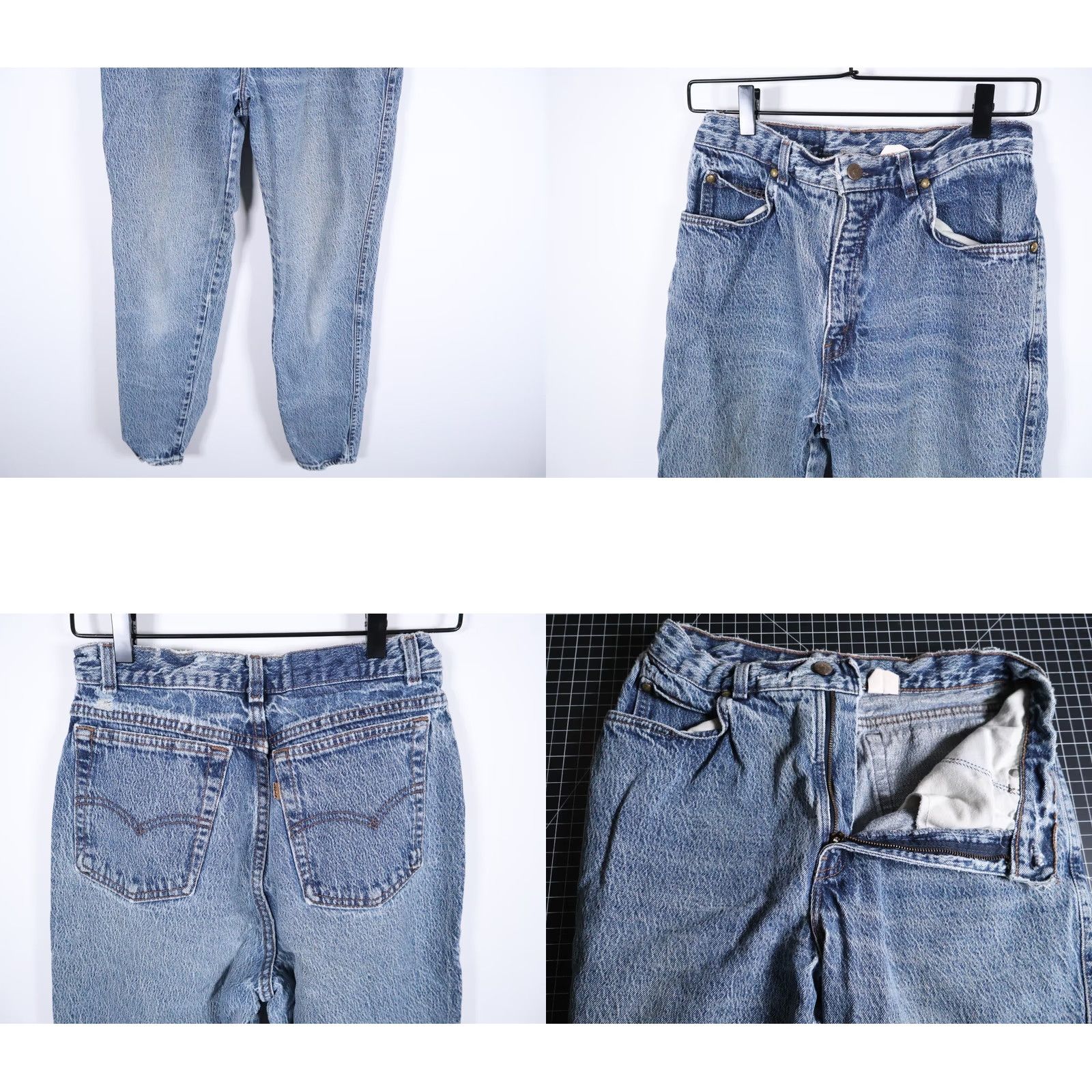 Levi's VINTAGE Levi's 90s High Waisted Jeans Women's 14 Regular Blue Acid Wash 27 x 30 Denim Tapered Leg Mom Style Mens? Size 36" / US 14 / IT 50 - 10 Thumbnail