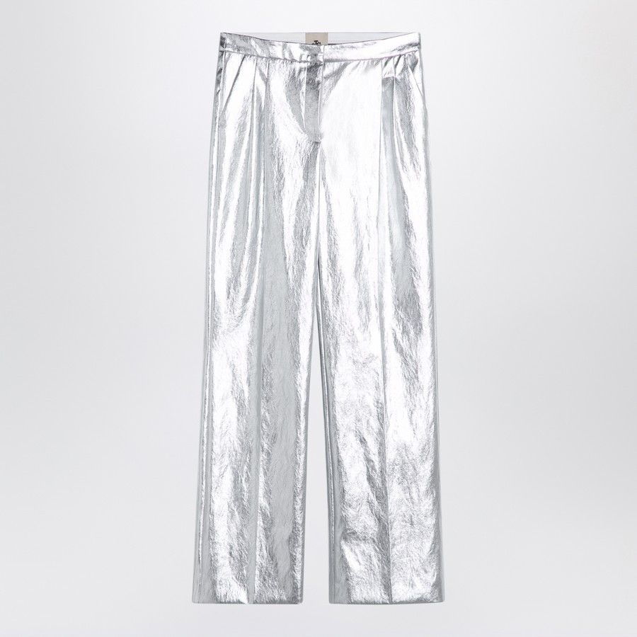 o1d2blof1024 Andy Wide Trouser in Silver