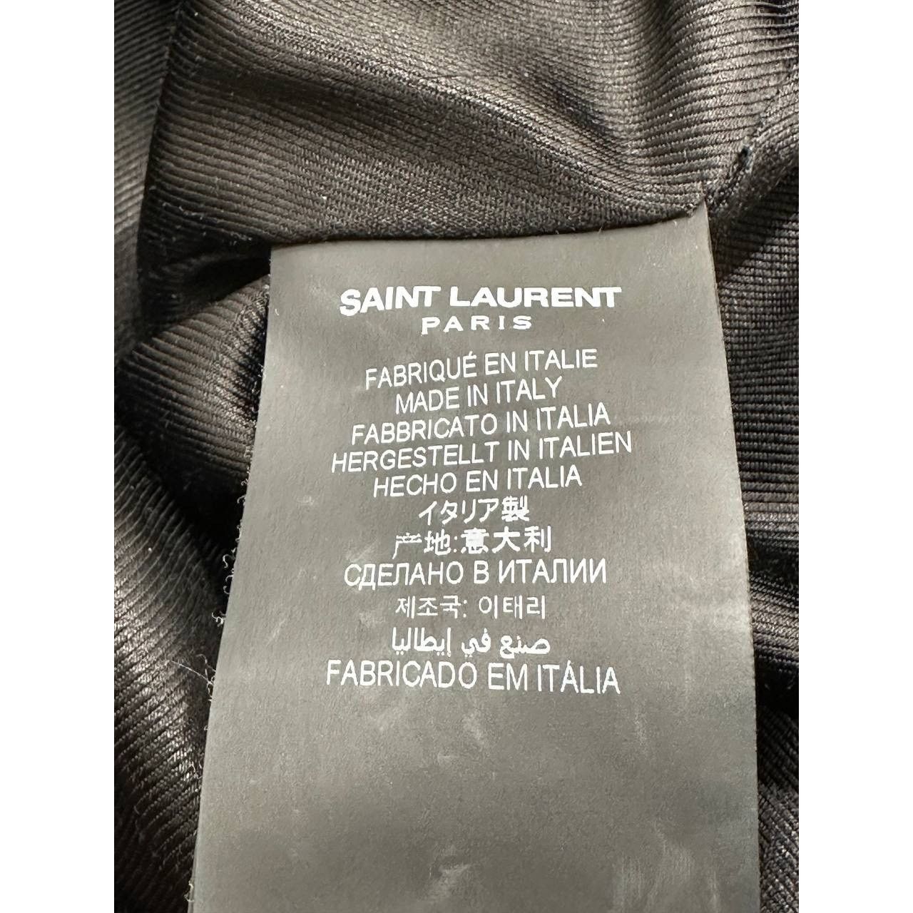 Saint Laurent Paris Saint Laurent Hooded Lambskin Leather Down Jacket Sz 40 Size M / US 6-8 / IT 42-44 - 6 Thumbnail