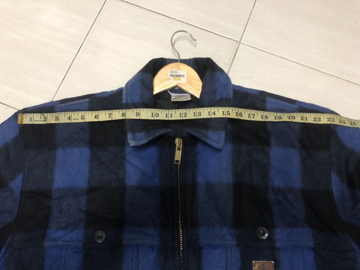 Carhartt Carhatt wool jacket wool BLU check 05055 842 Size US XL / EU 56 / 4 - 9 Thumbnail