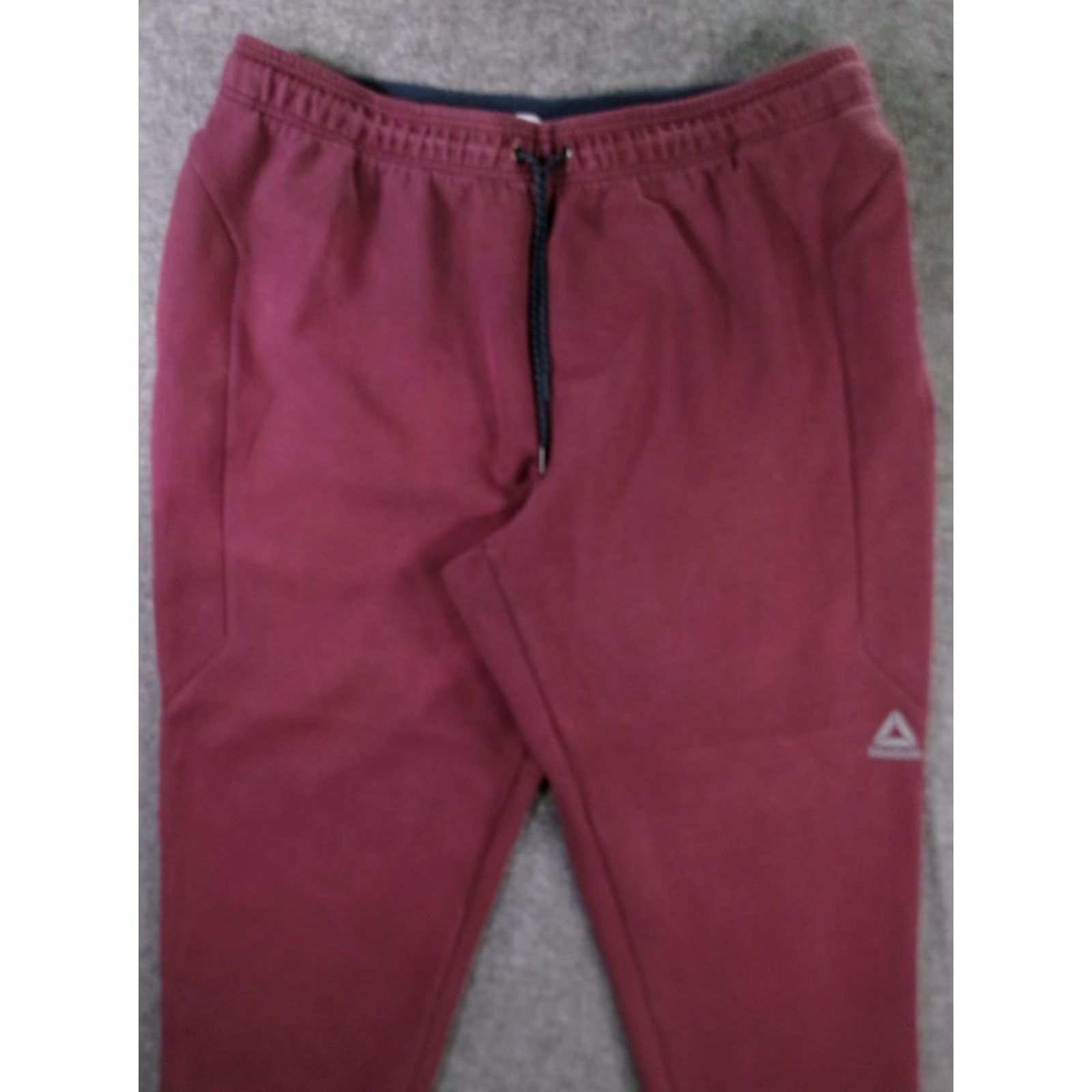 Reebok Reebok Joggers Men 2XL Burgundy Sweatpants Athletic Activewear Jogging Size US 39 - 2 Thumbnail