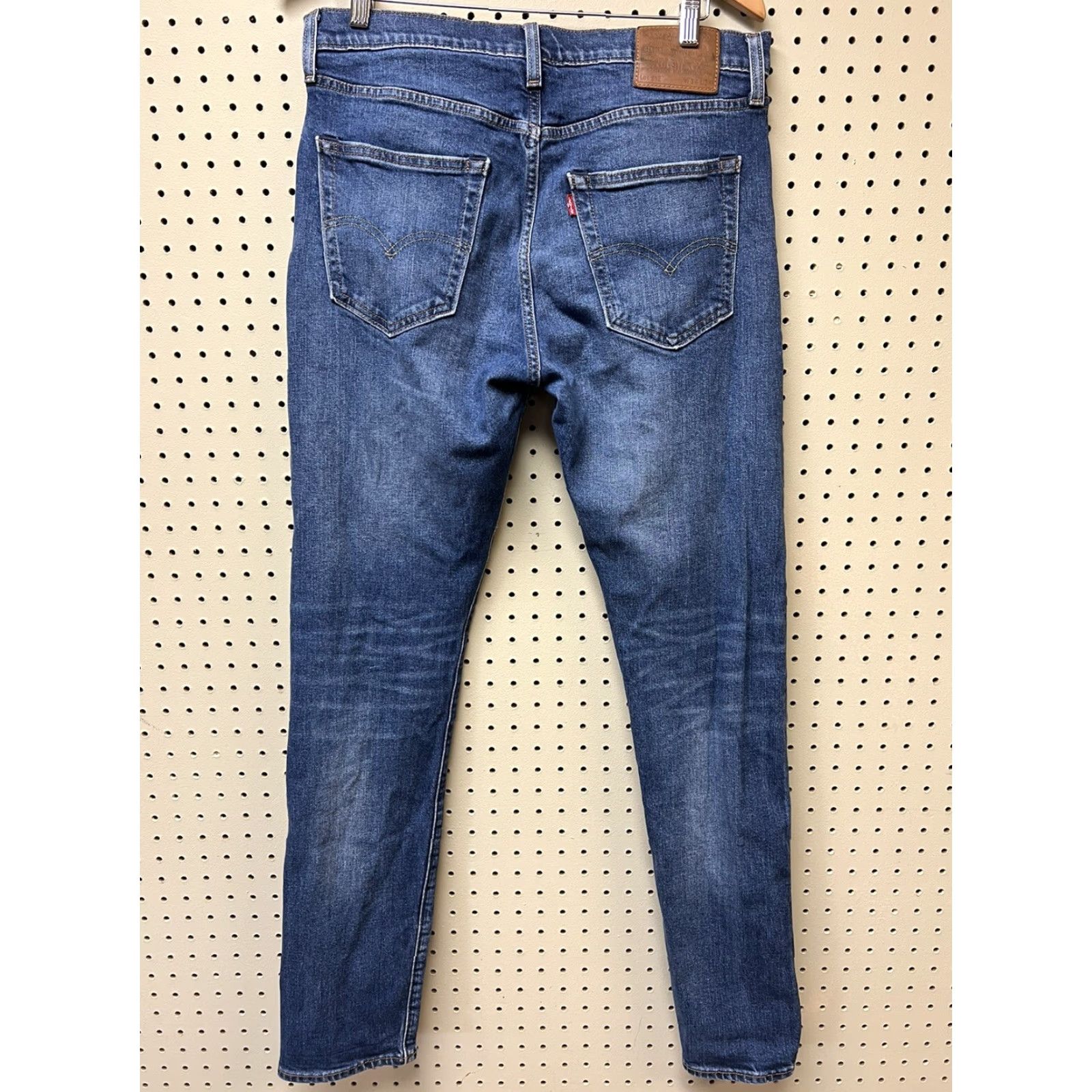 Levi's LEVI'S 512 Premium Jeans Slim Tapered Black Denim Mens 34x34 34 34in Inseam Slim Regular Size US 34 / EU 50 - 2 Thumbnail