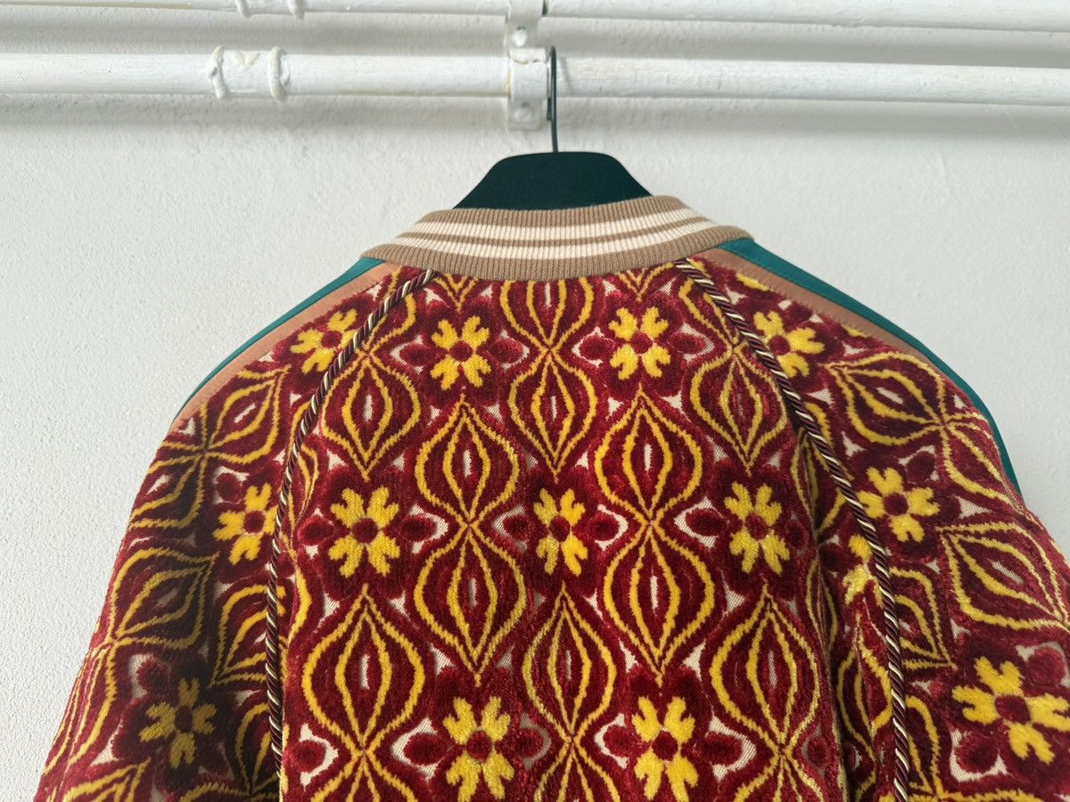 Gucci Gucci Garden Velvet Jacquard Bomber Jacket Size US S / EU 44-46 / 1 - 10 Thumbnail