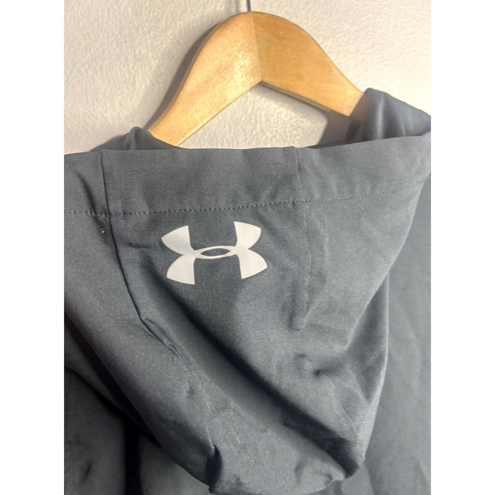 Under Armour Under Armour Hoodie Mens Large Black Full Zip ColdGear Loose Fit Jacket Athletic Size US L / EU 52-54 / 3 - 6 Thumbnail