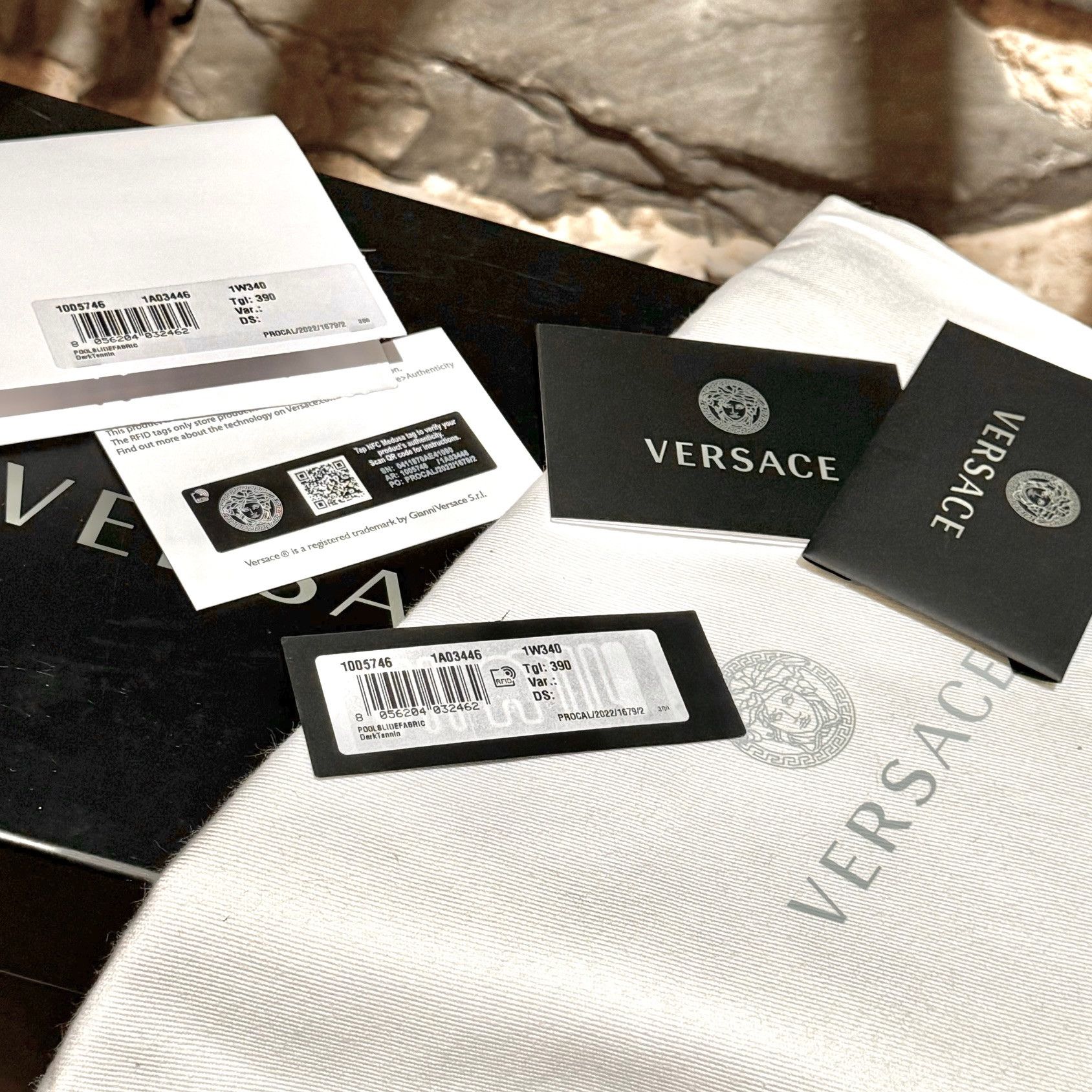 Versace Versace Grey Barocco Medusa Dimension Pool Slides Size US 6 / EU 39 - 11 Thumbnail