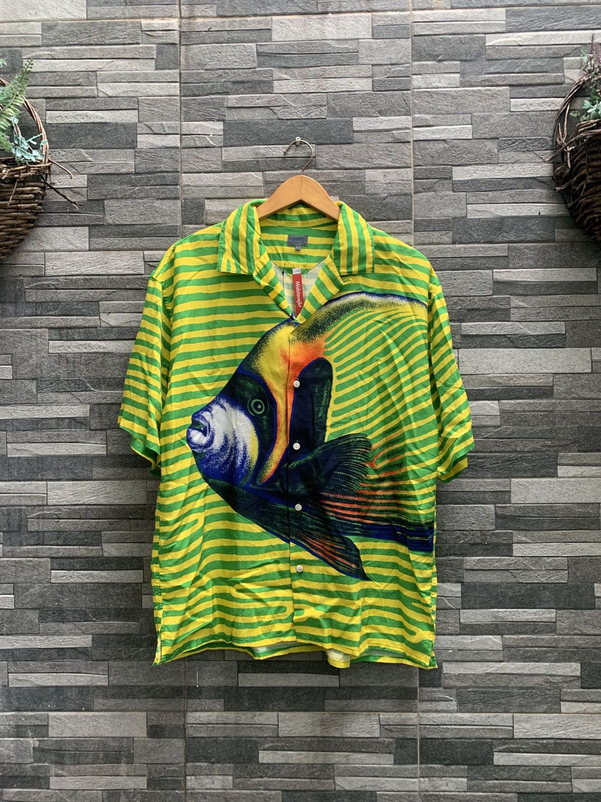 Kenzo Vintage KENZO Marine Angelfish Shirt Size US L / EU 52-54 / 3 - 2 Thumbnail