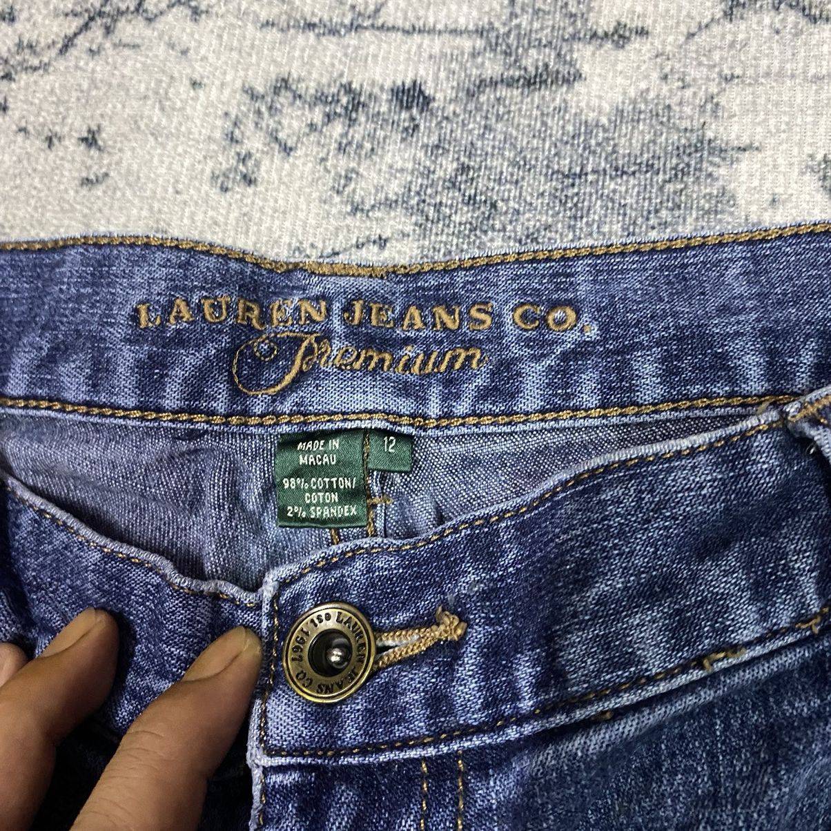 Jean × Ralph Lauren × Vintage Vintage RLL Lauren Ralph Lauren Light Weight Denim Jeans Size 33" - 6 Thumbnail