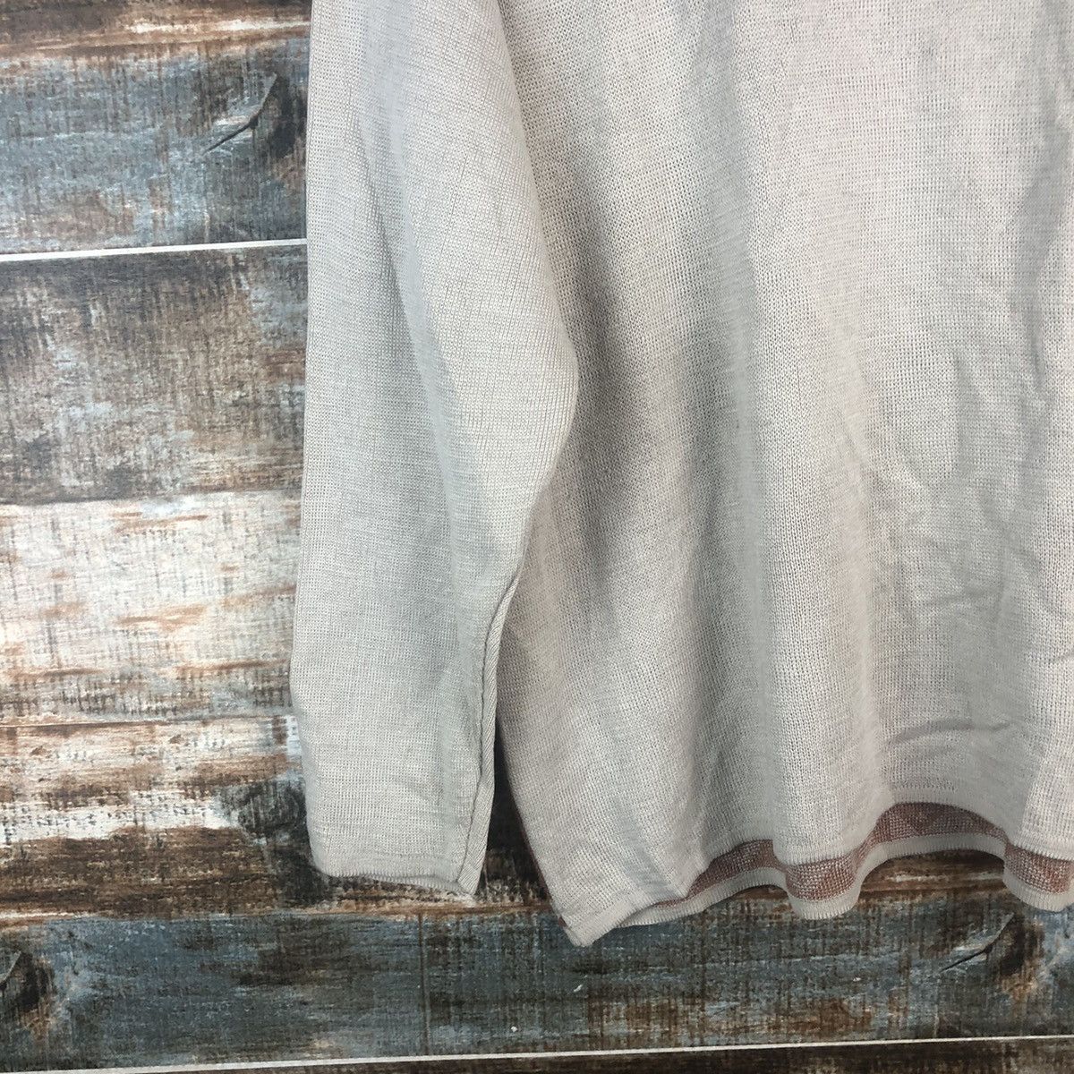 Homespun Knitwear × Japanese Brand DL Main Limne Vintage Brown Knitwear #C536 Size M / US 6-8 / IT 42-44 - 16 Thumbnail