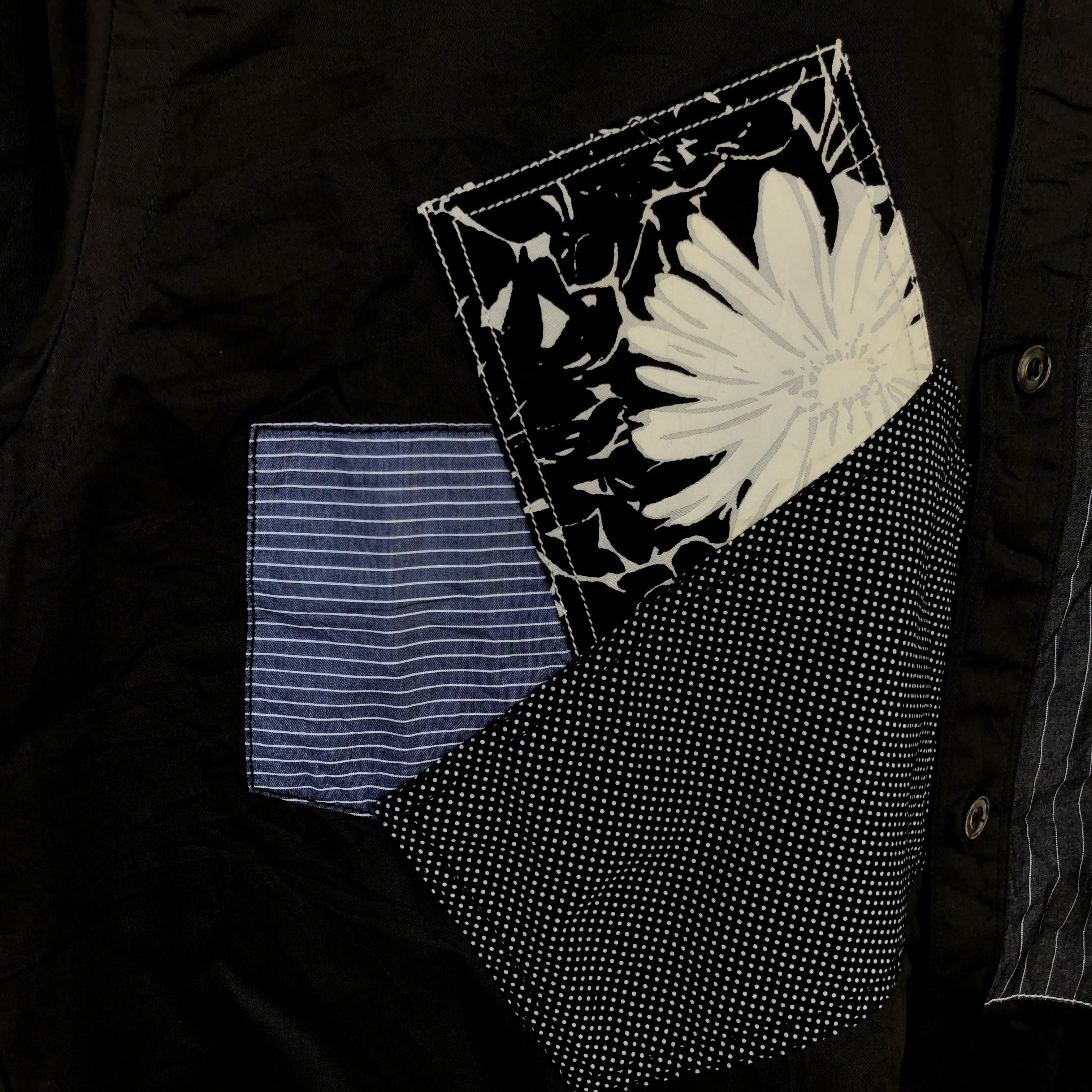Comme des Garcons Junya Watanabe Leather Pocket Shirt Size US M / EU 48-50 / 2 - 3 Thumbnail