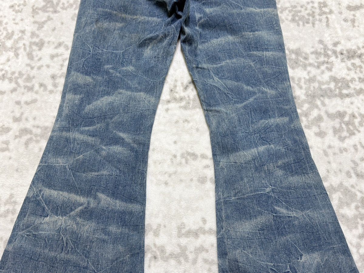 Vintage Japanese Button Fly Bell Bottom Smoke Stretch Women Jeans Size US 28 / EU 44 - 12 Thumbnail
