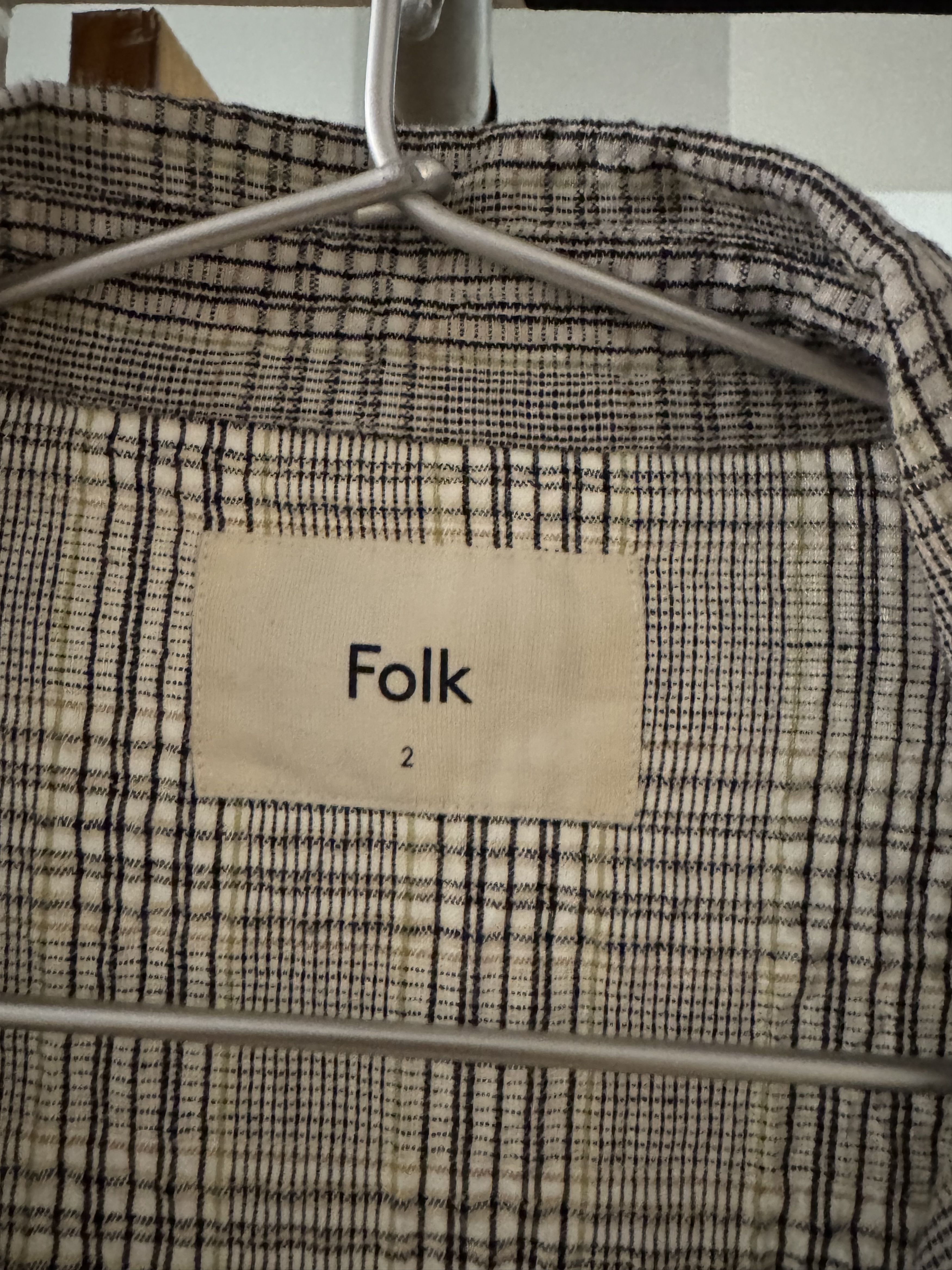 Folk Folk Check Short Sleeve Button Up Size US S / EU 44-46 / 1 - 3 Thumbnail