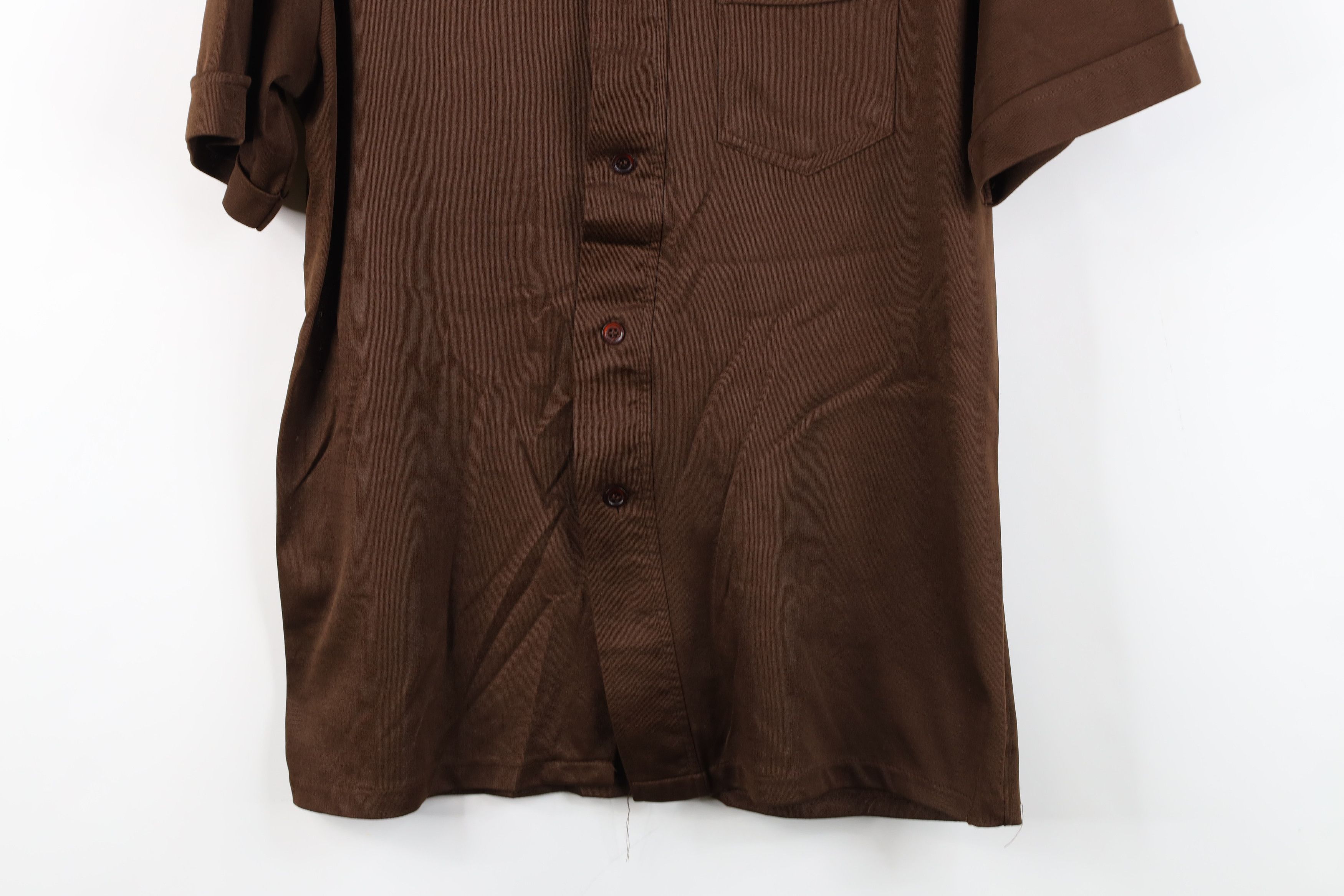 Vintage Vintage 70s Streetwear Short Sleeve Collared Button Shirt Size US L / EU 52-54 / 3 - 3 Thumbnail