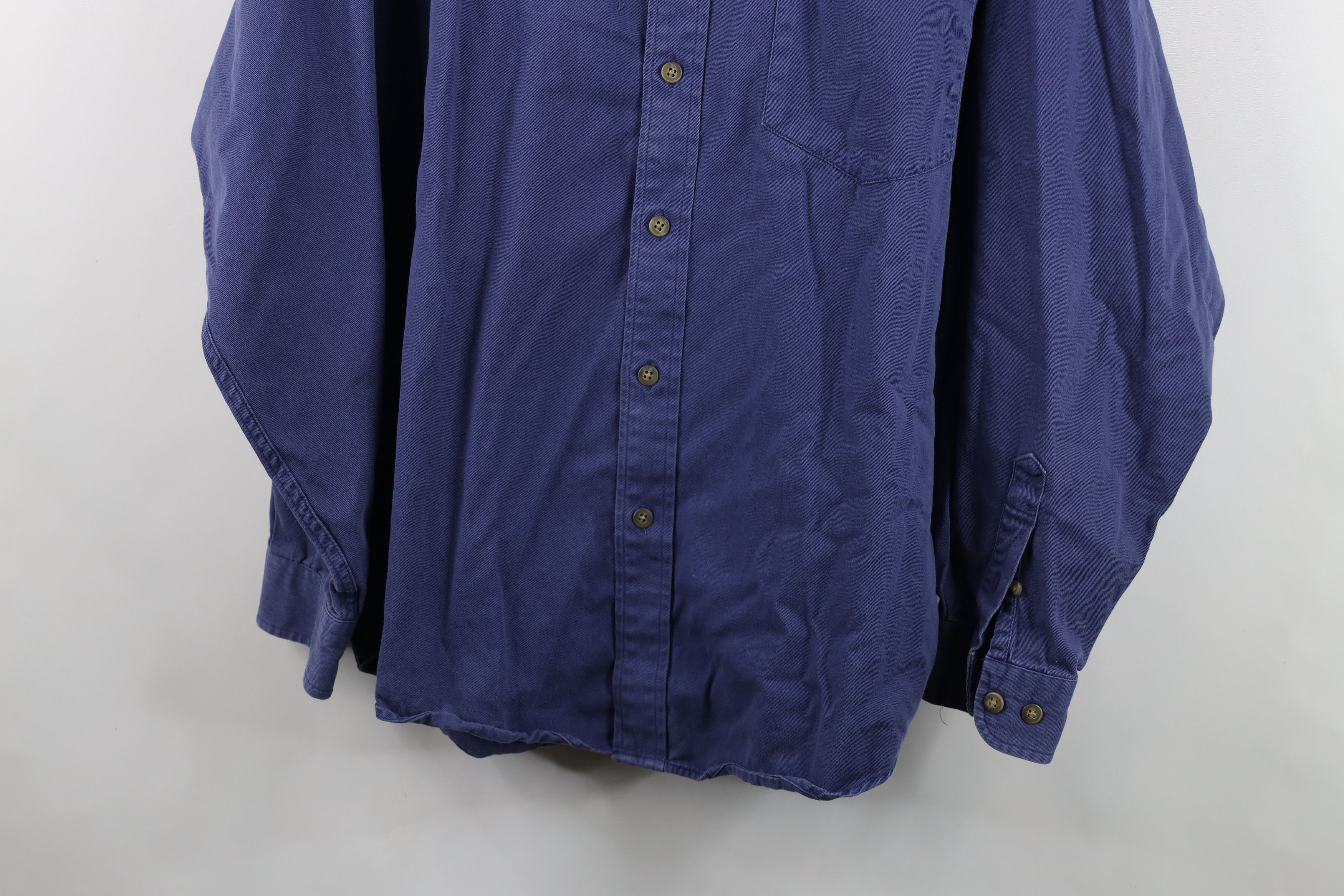 Eddie Bauer Vintage 90s Eddie Bauer Heavyweight Collared Button Shirt Size US L / EU 52-54 / 3 - 3 Thumbnail