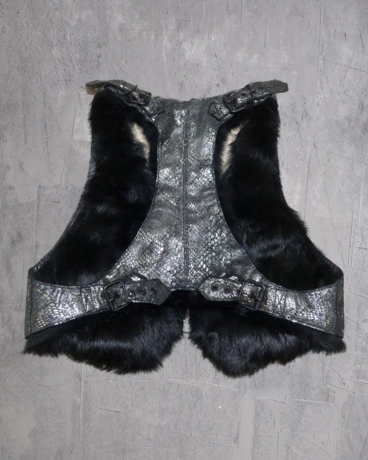 If Six Was Nine × Japanese Brand × Le Grande Bleu (L.G.B.) L.G.B reversible snake skin vest Size US S / EU 44-46 / 1 - 2 Thumbnail