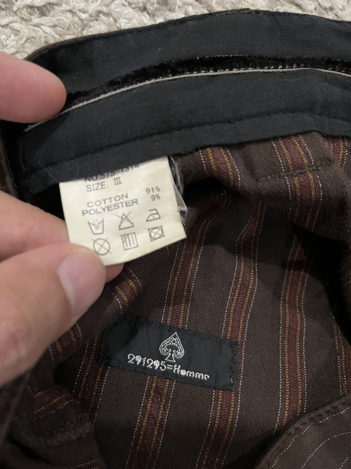 Issey Miyake 🔥FINAL DROP🔥 291295=HOMME Hickory Stripe Sun-Faded Cargo Size US 32 / EU 48 - 5 Thumbnail
