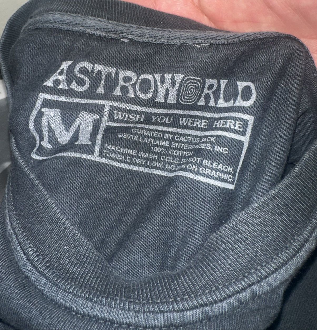 Travis Scott Travis Scott Astroworld Enjoy the ride long sleeve (black) Size US M / EU 48-50 / 2 - 3 Thumbnail