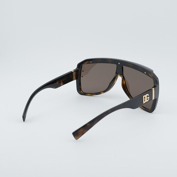Dolce & Gabbana Dolce & Gabbana DG6205 502/73 Sunglasses Havana Square Frame Size ONE SIZE - 4 Thumbnail