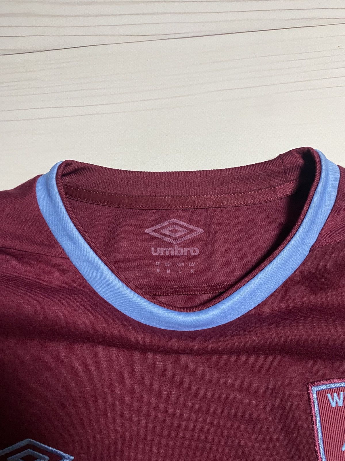 Umbro Umbro West Ham United 2020/21 home 125 years soccer jersey Size US M / EU 48-50 / 2 - 3 Thumbnail