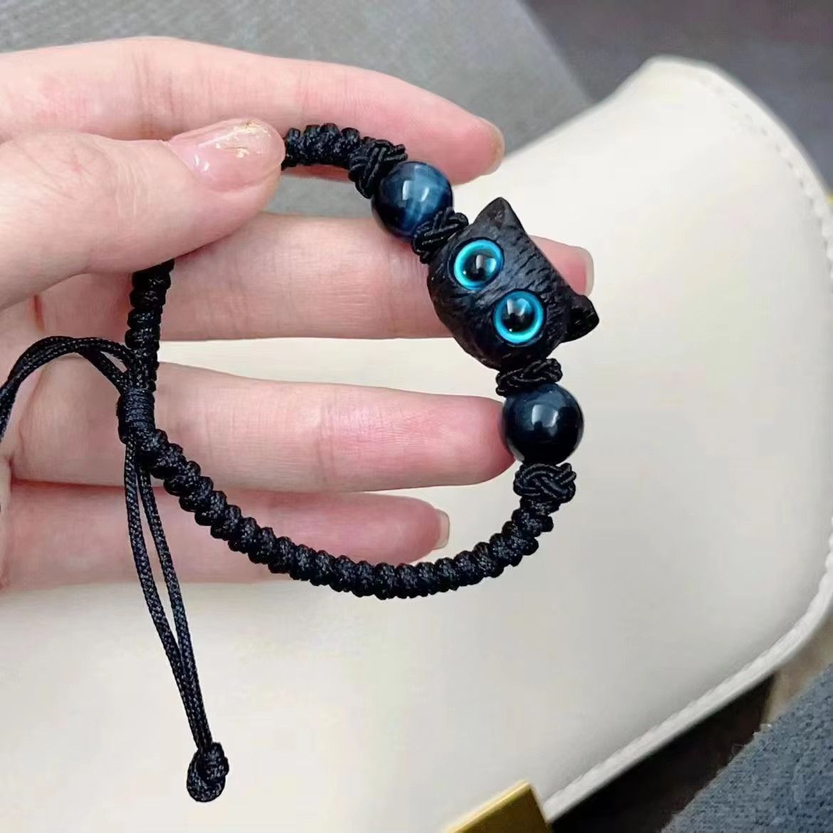 Other Cute Cat Bracelet Imitation Crystal Bracelet Size ONE SIZE - 4 Thumbnail