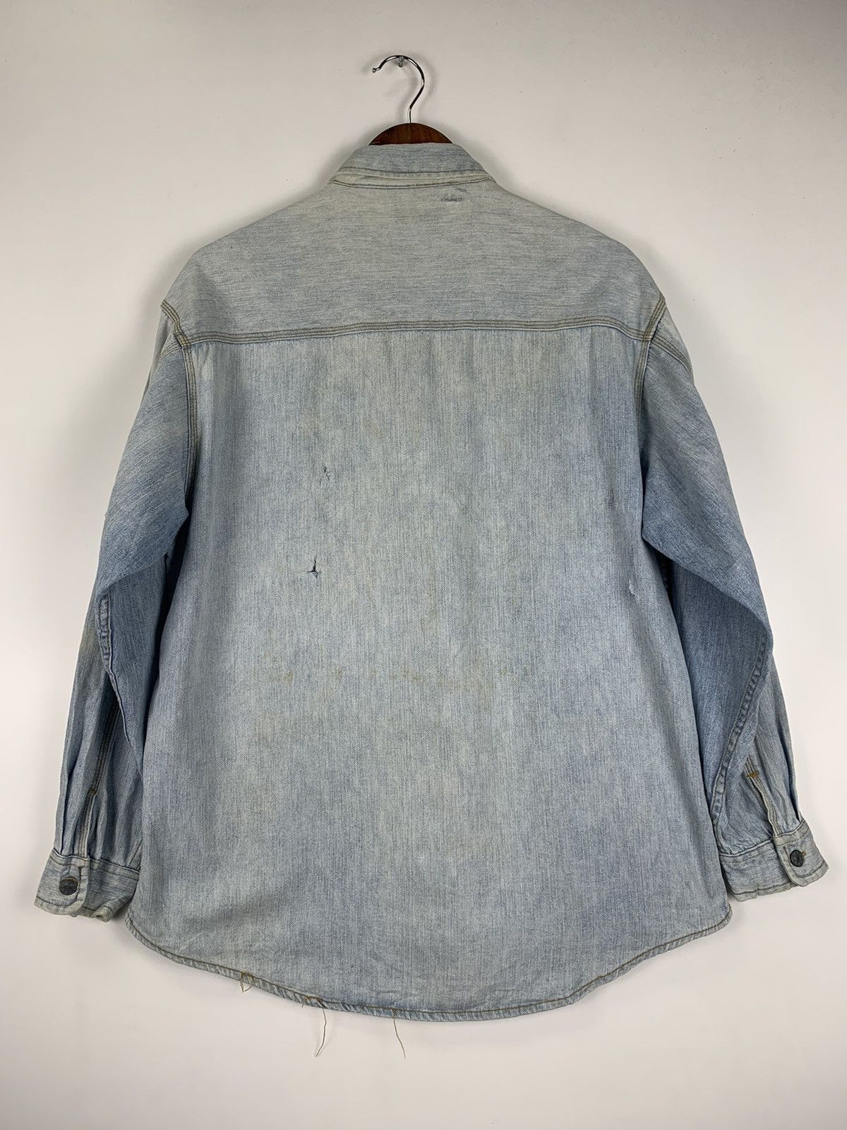 Japanese Brand × Vintage Vintage Japanese Denim Jacket Size US L / EU 52-54 / 3 - 13 Thumbnail