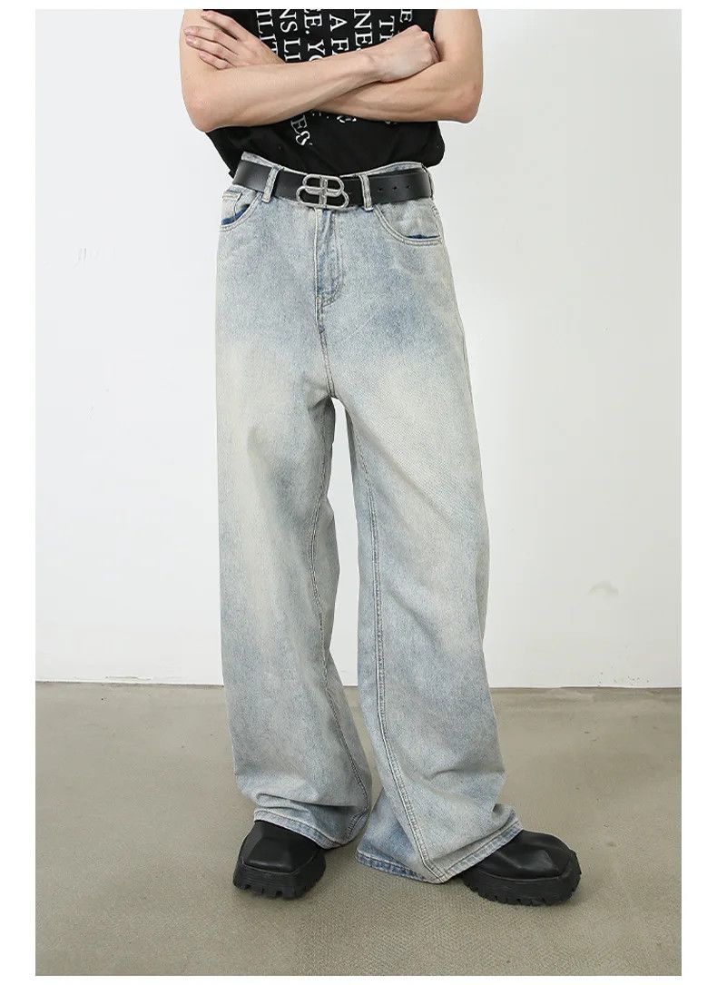 Jean American Retro Washed Baggy Jeans Size US 30 / EU 46 - 6 Thumbnail