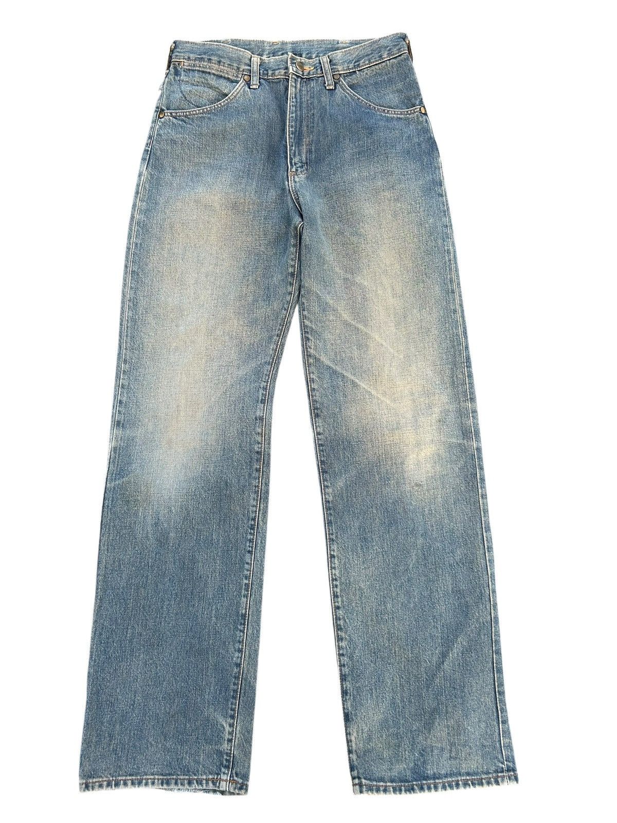 Japanese Brand × Vintage × Wrangler Wrangler Selvedge Baggy Distressed Denim Jeans Size US 30 / EU 46 - 3 Thumbnail