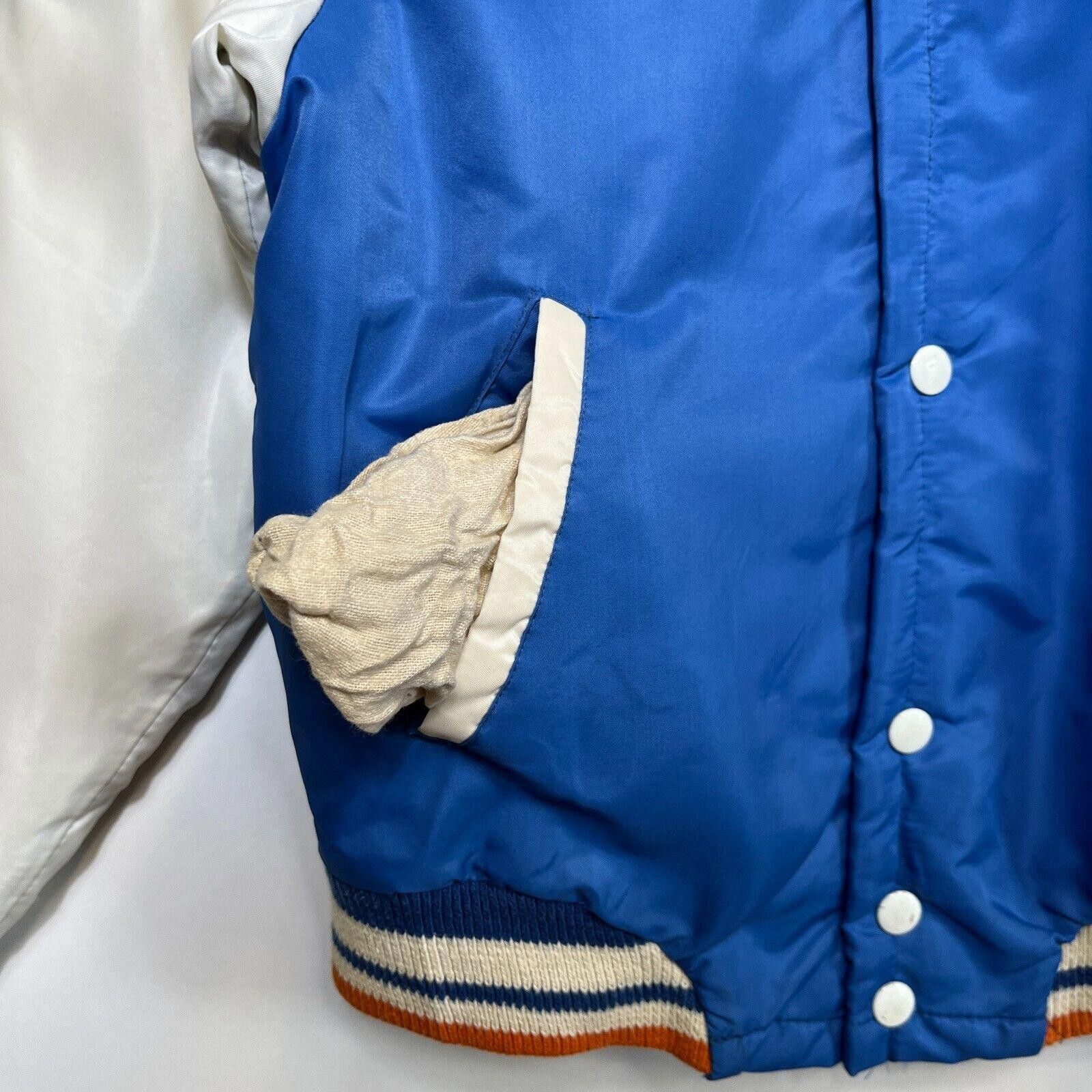 NBA × Vintage Vintage 70s NBA Buffalo Braves Blue Satin Jacket Kids Size Size US XXS / EU 40 - 10 Thumbnail