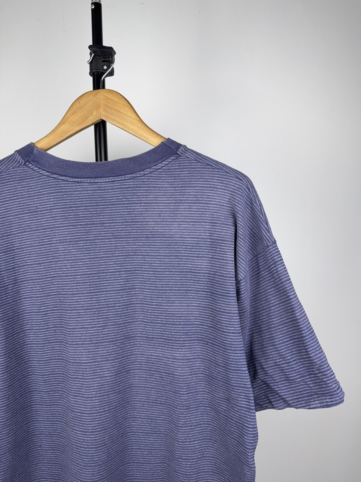 Vintage Vintage 90s Retro Logo Vancouver Canada Striped Tee Shirt Size US L / EU 52-54 / 3 - 10 Thumbnail