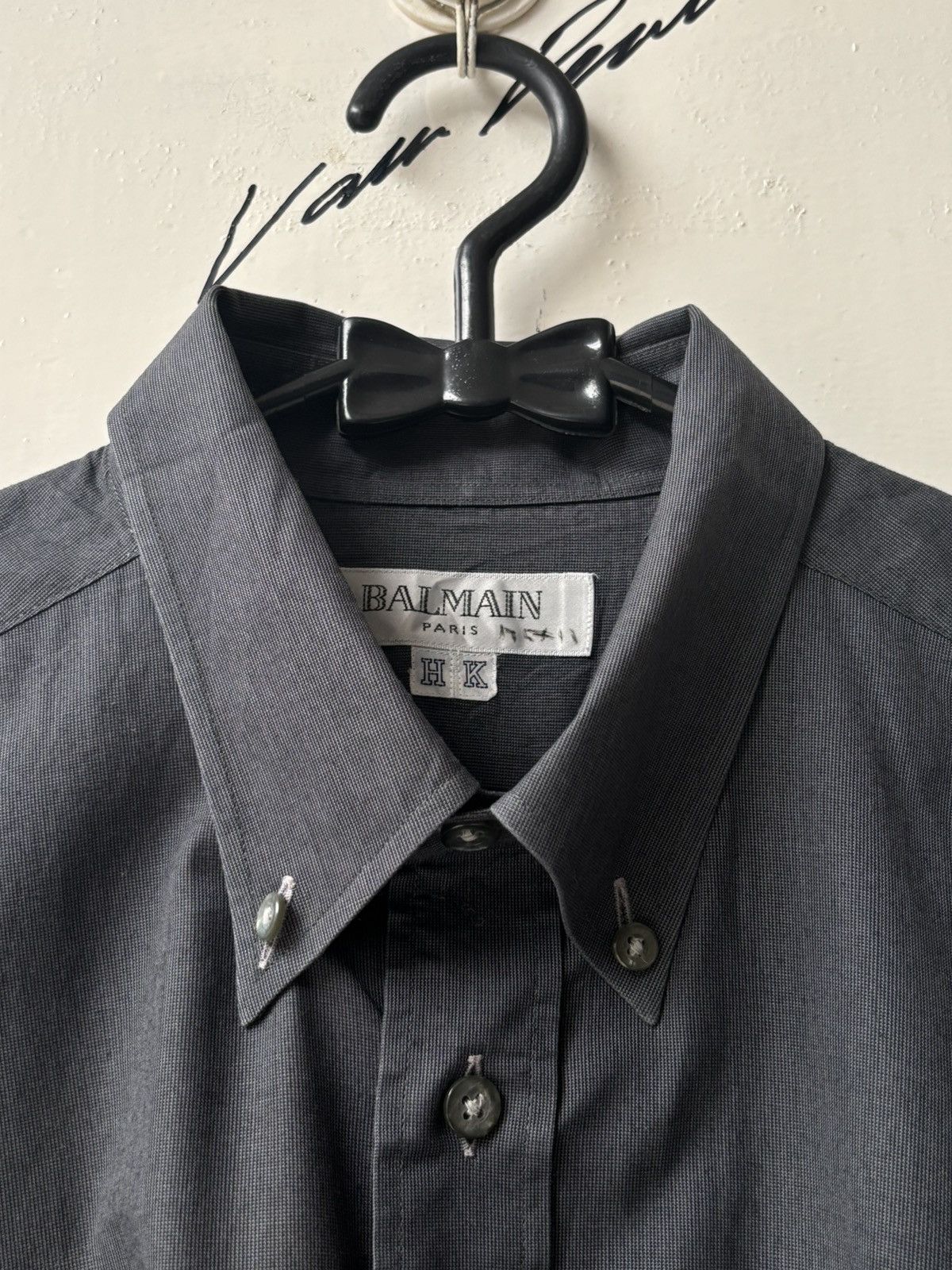 Balmain BALMAIN PARIS Grey Shirt Size US M / EU 48-50 / 2 - 5 Thumbnail