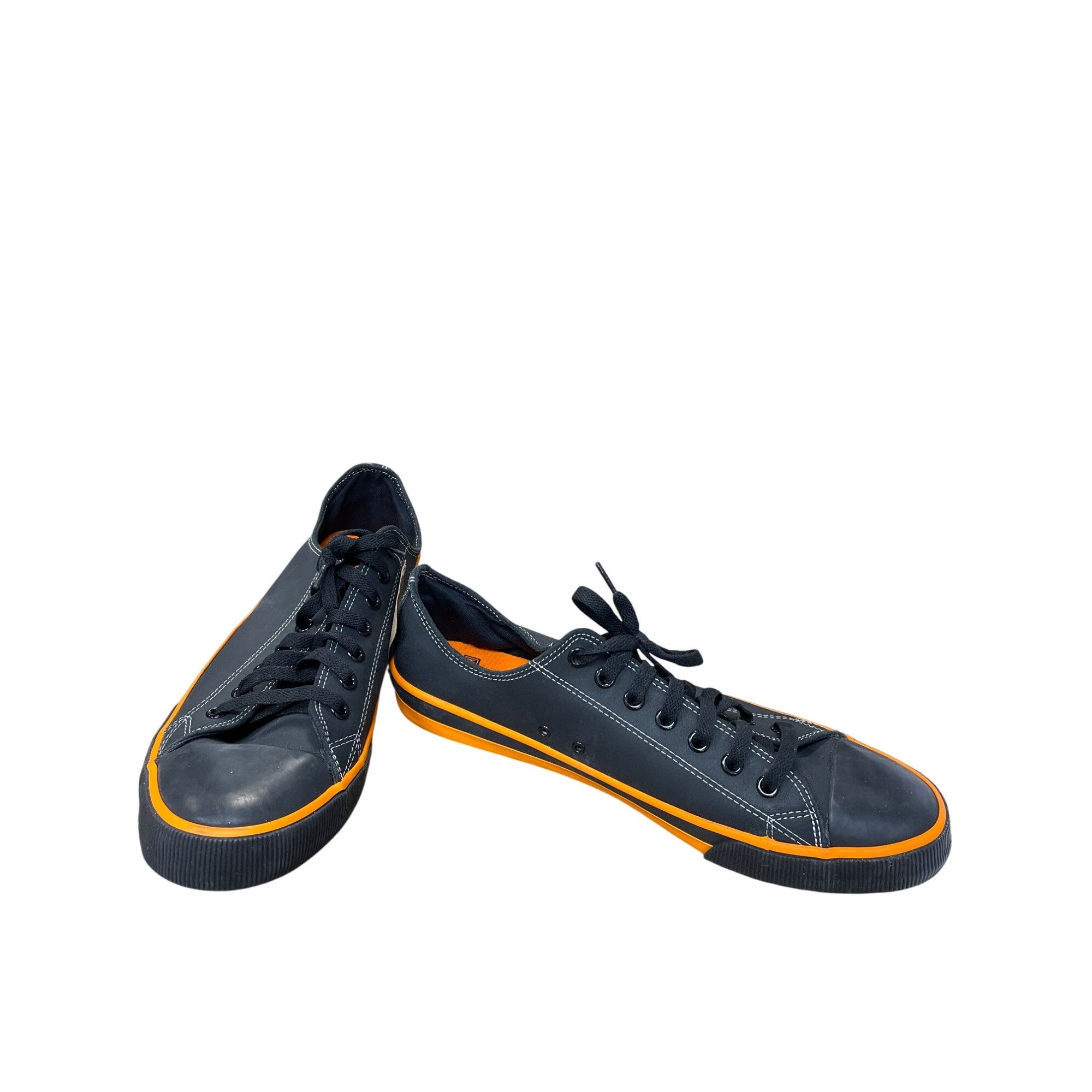 Harley Davidson Harley-Davidson Mens Low-Top Vulcon Black Orange Sneakers Si Size US 13 / EU 46 - 1 Thumbnail