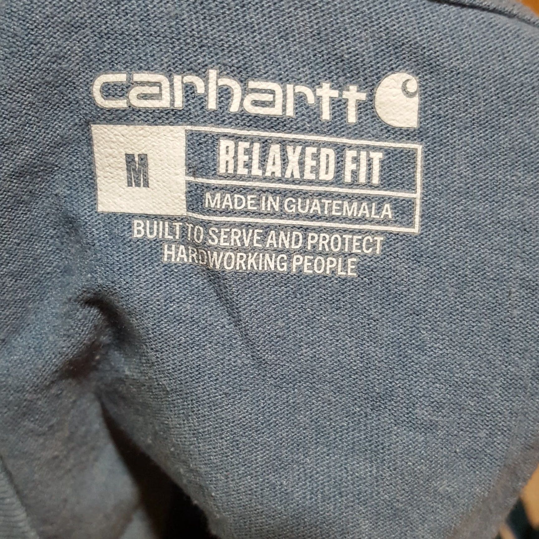 Carhartt VINTAGE Carhartt Blue Pocket Tee Shirt Men's Medium Relaxed Fit Outdoor Workwear 90s Retro Size US M / EU 48-50 / 2 - 7 Thumbnail