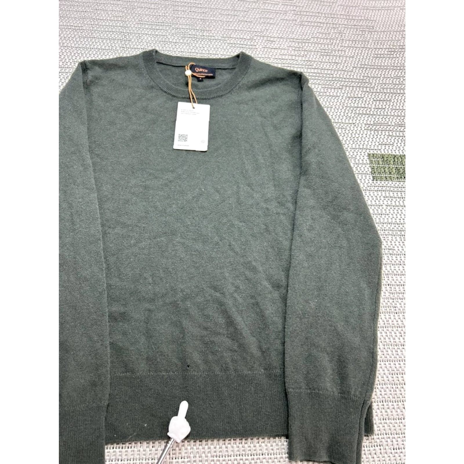 Quince Quince Sweater Womens S Green Cashmere Knit Pullover New Pullover Casual Knit Crew Neck Regular Size S / US 4 / IT 40 - 6 Thumbnail