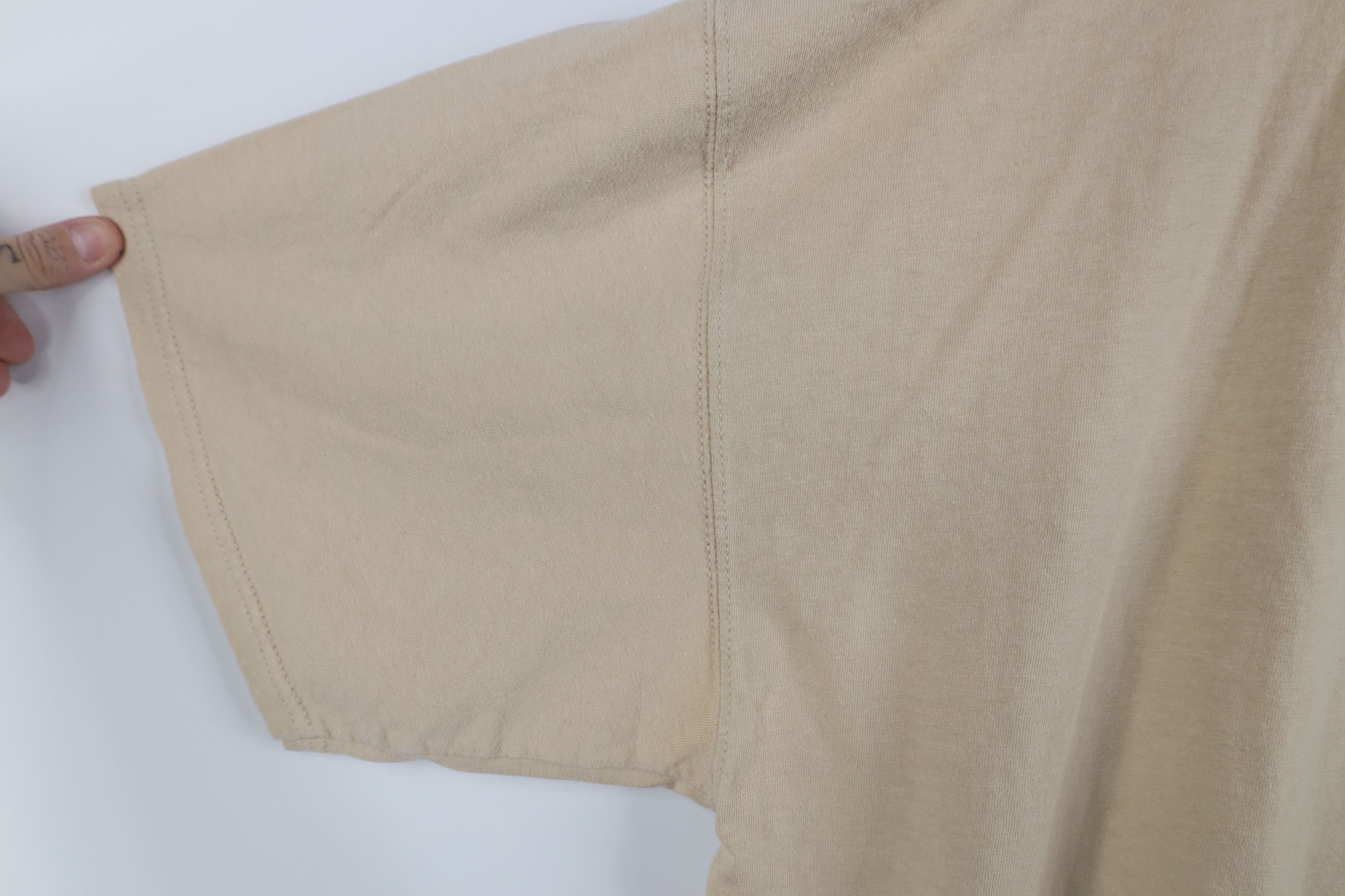 Russell Athletic Vintage 90s Russell Athletic Cotton T-Shirt Beige Khaki Size US XL / EU 56 / 4 - 8 Thumbnail