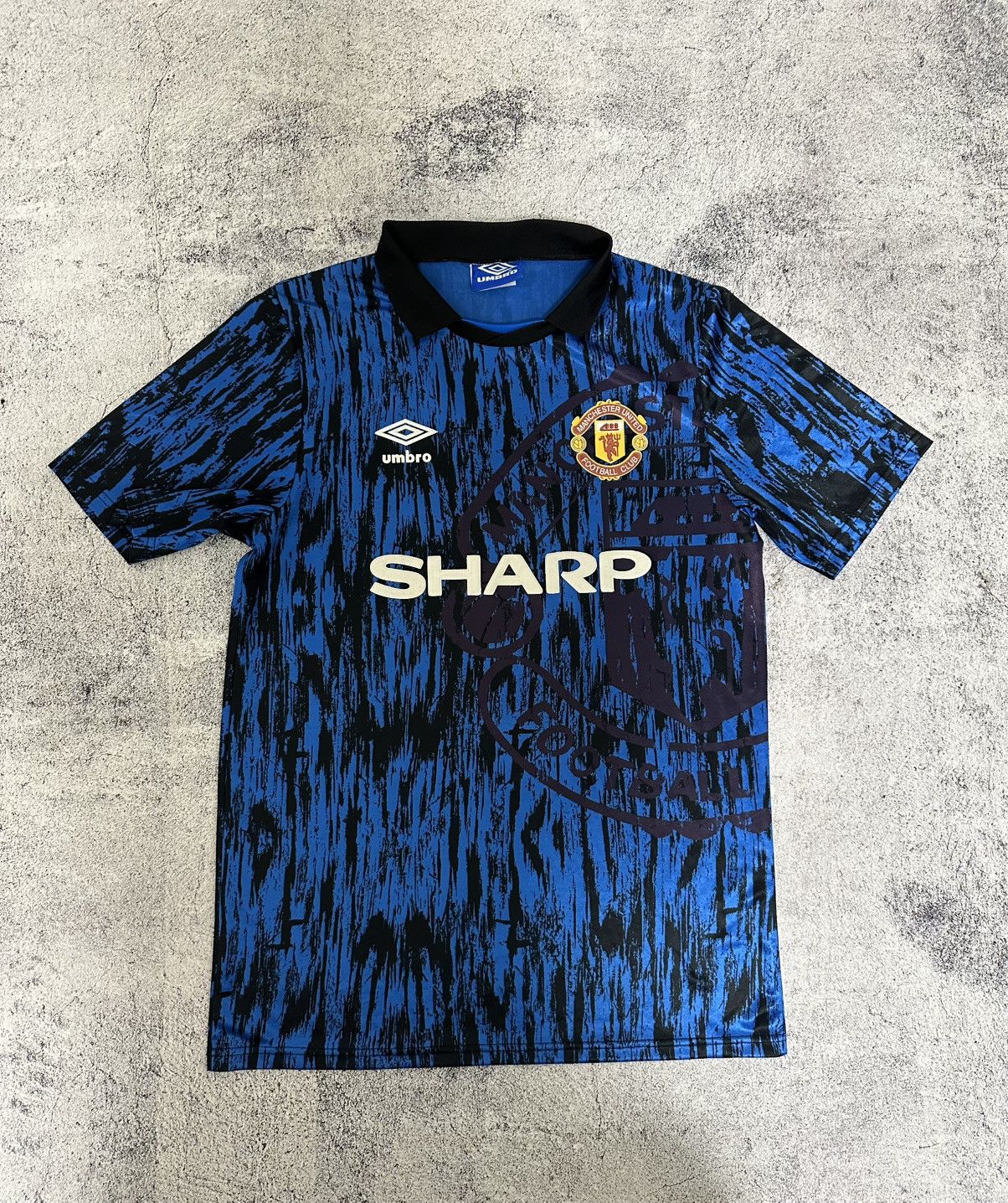Umbro 1992/1993 Manchester United Cantona Umbro Jersey Vintage Size US L / EU 52-54 / 3 - 1 Thumbnail