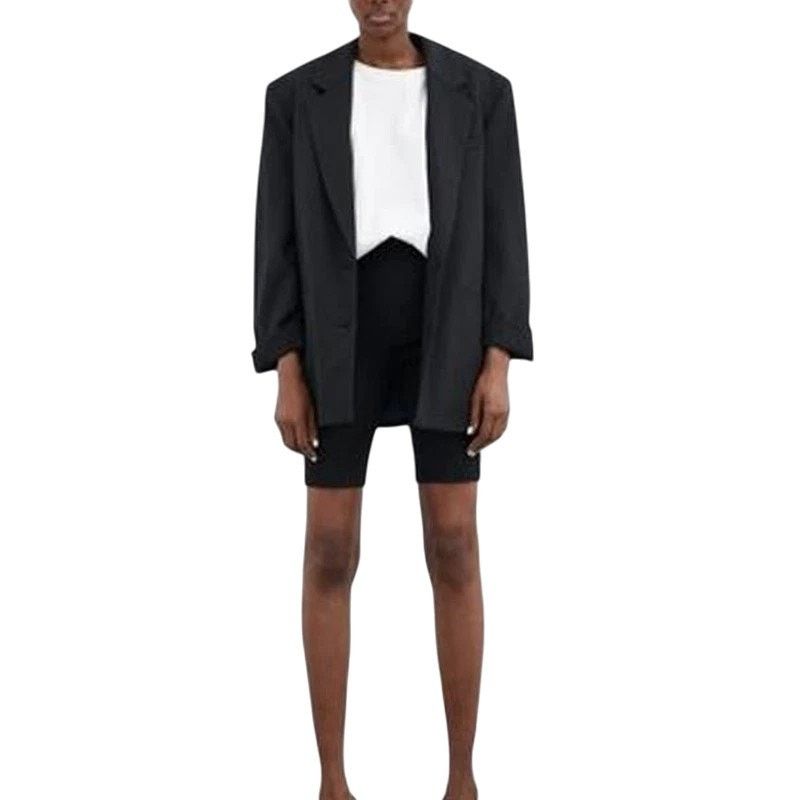 Zara Zara Oversized Blazer Jacket XS/S/M Hidden Button Pocket Size XS / US 0-2 / IT 36-38 - 3 Thumbnail