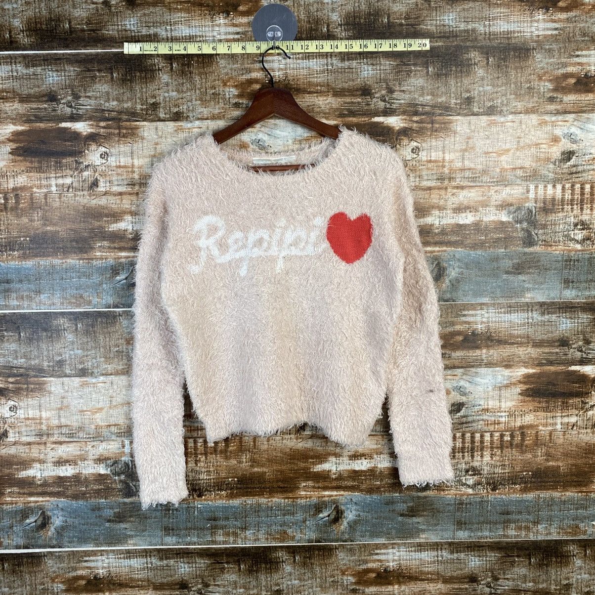 Vintage DL Repipi Pink shaggy fur Knitwear #C1078 Size S / US 4 / IT 40 - 1 Thumbnail