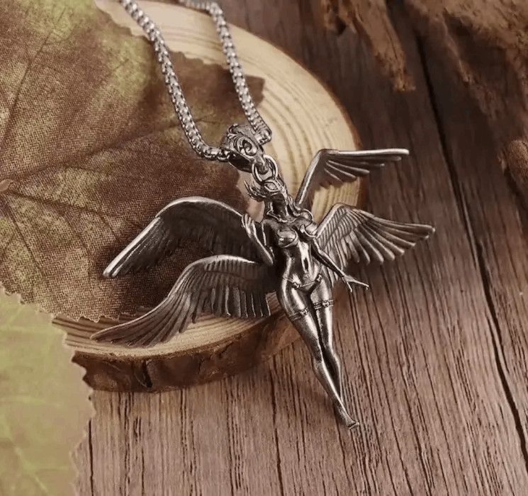 Jewelry Four Winged Angel Necklaces Size ONE SIZE - 4 Thumbnail
