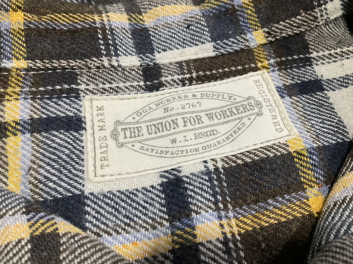 Hysteric Glamour × If Six Was Nine × Japanese Brand 🔥Sick Y2K G.O.A. Flannel Shirt Size US M / EU 48-50 / 2 - 6 Thumbnail