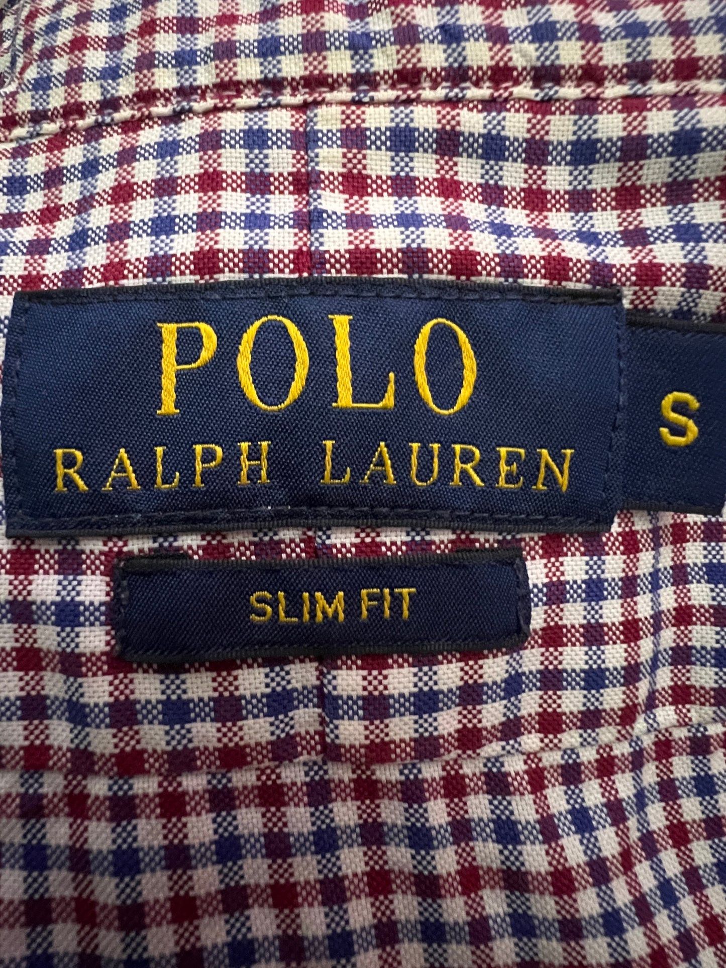 Polo Ralph Lauren × Vintage Polo Ralph Lauren Vintage Men's Slim Fit Check Shirt - S Size US S / EU 44-46 / 1 - 6 Thumbnail