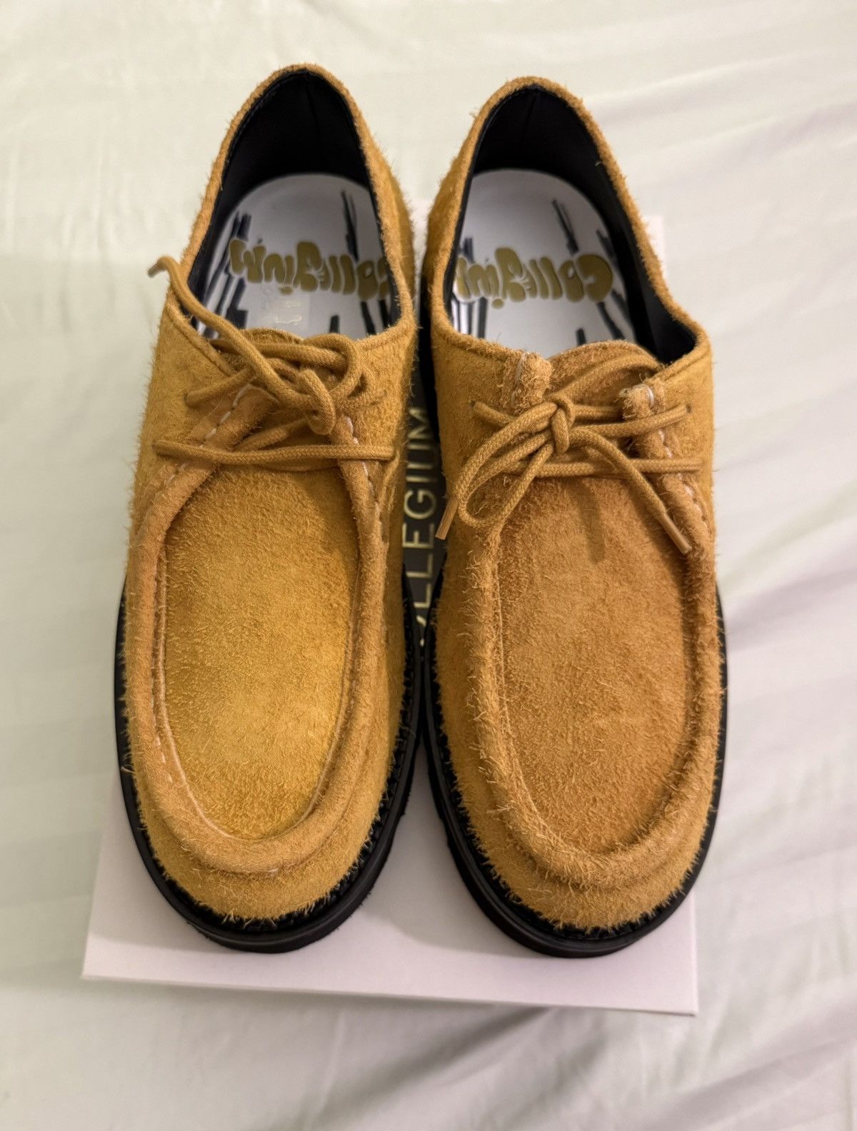 Collegium Collegium Pillar Moc-Toe Derby Shoe Wheat 43 Size US 10 / EU 43 - 2 Thumbnail