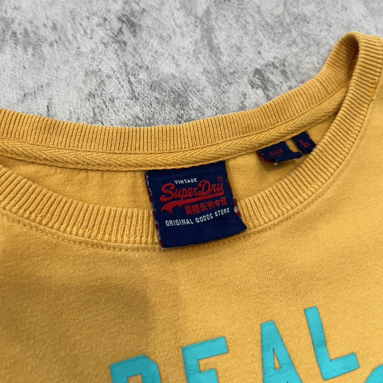 Superdry Yellow and blue Superdry t-shirt #casual Size US XXL / EU 58 / 5 - 4 Thumbnail