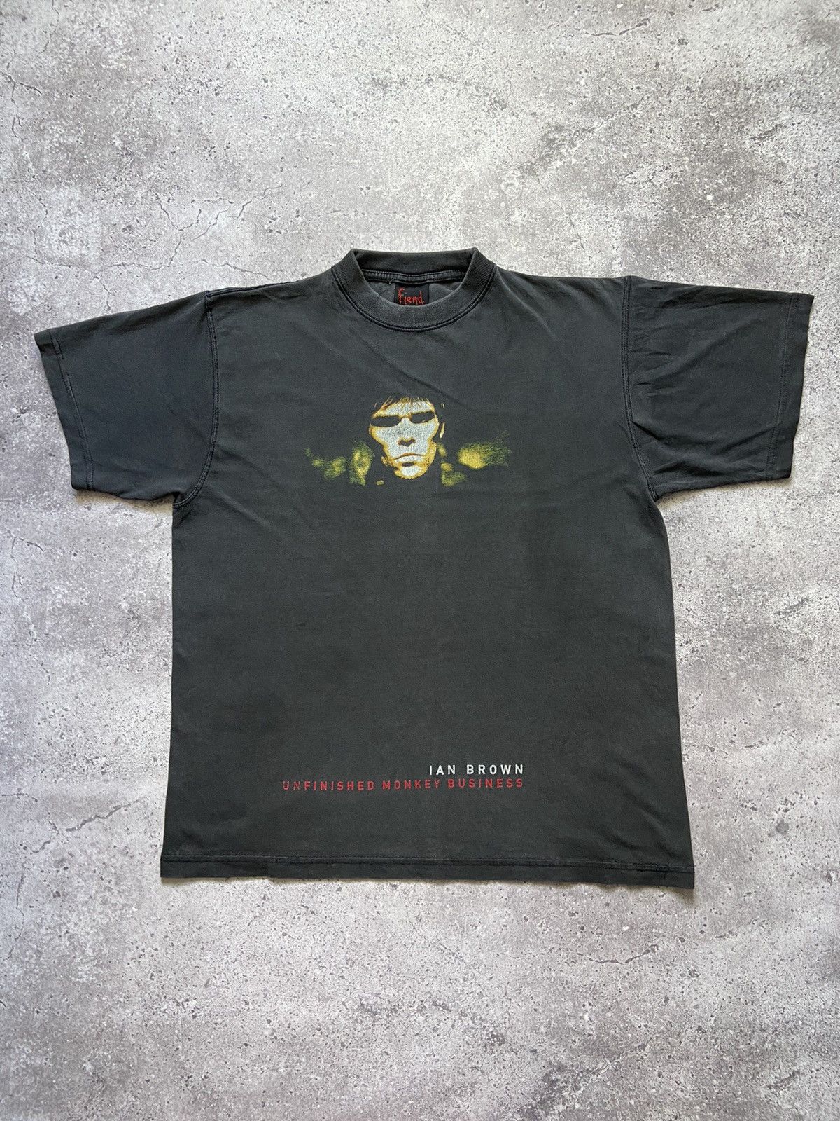 Band Tees Vintage 1998 Ian Brown - Unfinished Monkey Business Size US L / EU 52-54 / 3 - 1 Thumbnail