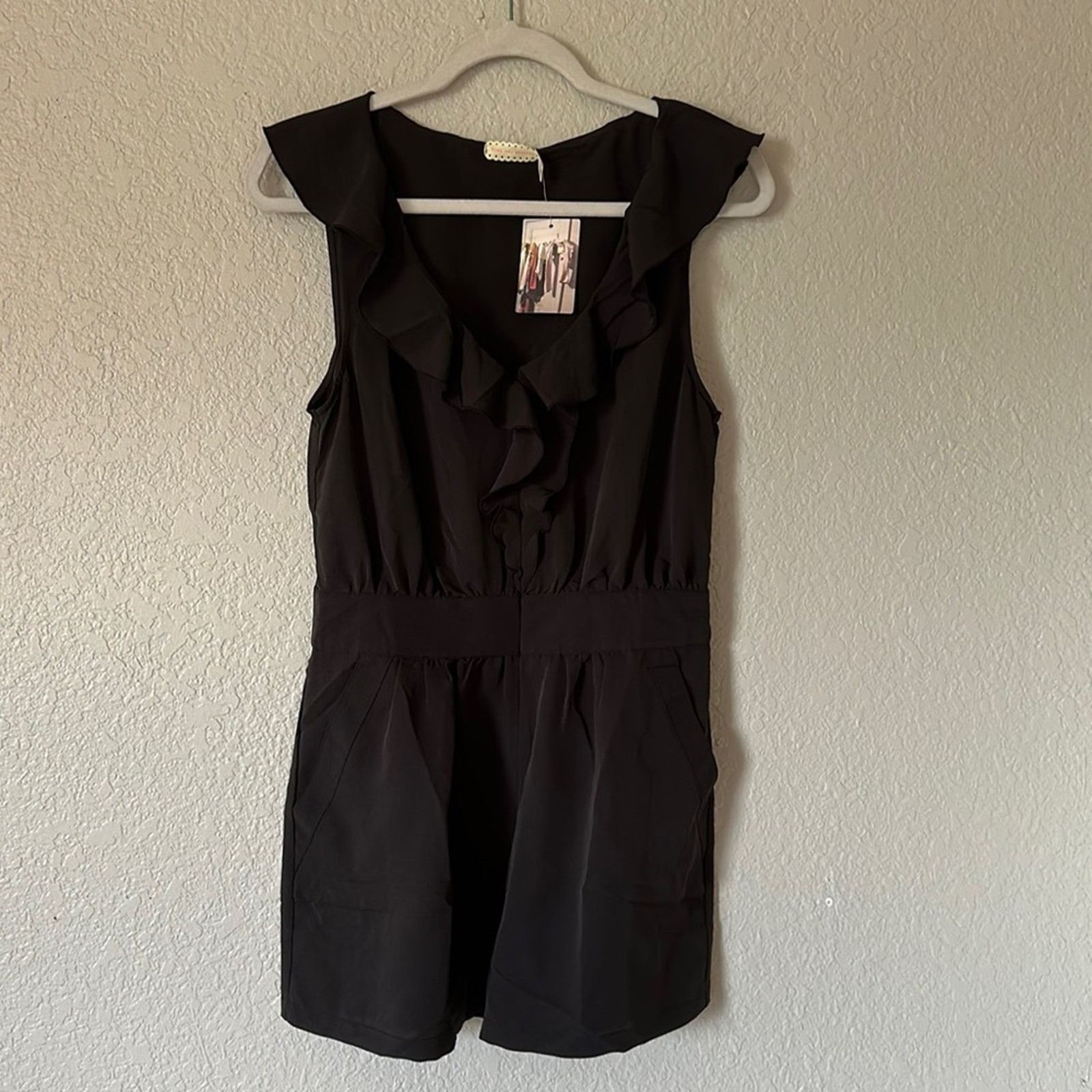 Urban Outfitters Pins and Needles Black Romper Size 32" / US 10 / IT 46 - 1 Thumbnail