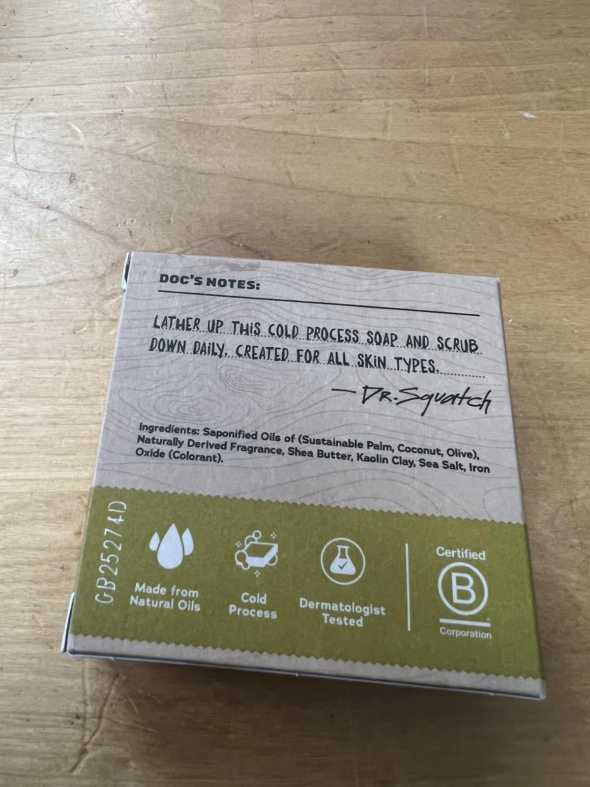 Other Dr. Squatch Gold Moss Bar Soap Size ONE SIZE - 9 Thumbnail