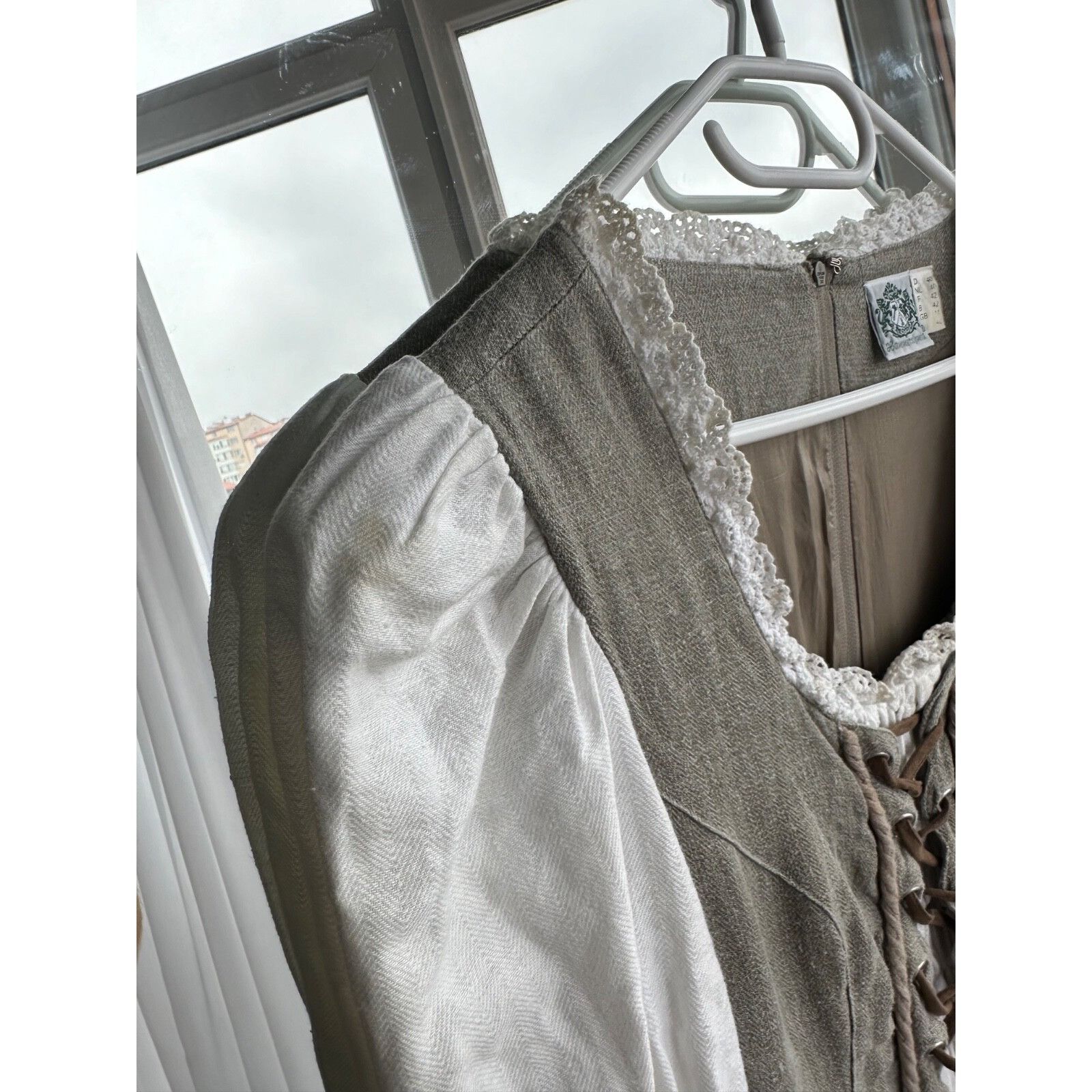 Vintage VTG Hammerschmid Bavarian Austria Style Linen Woman Folk Lon Size M / US 6-8 / IT 42-44 - 13 Thumbnail